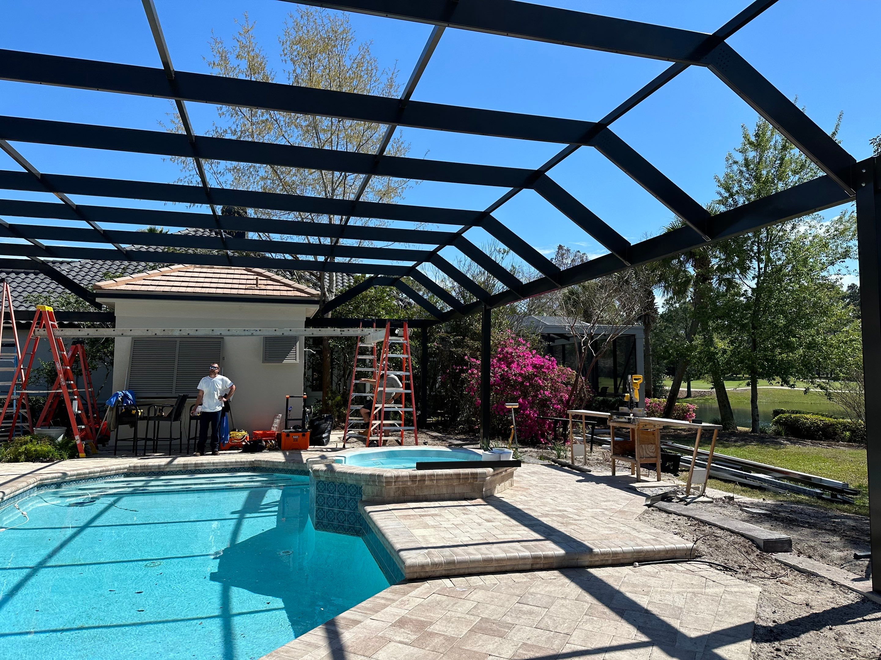 Pool Cover Oasis in Destin by Titan Sunrooms