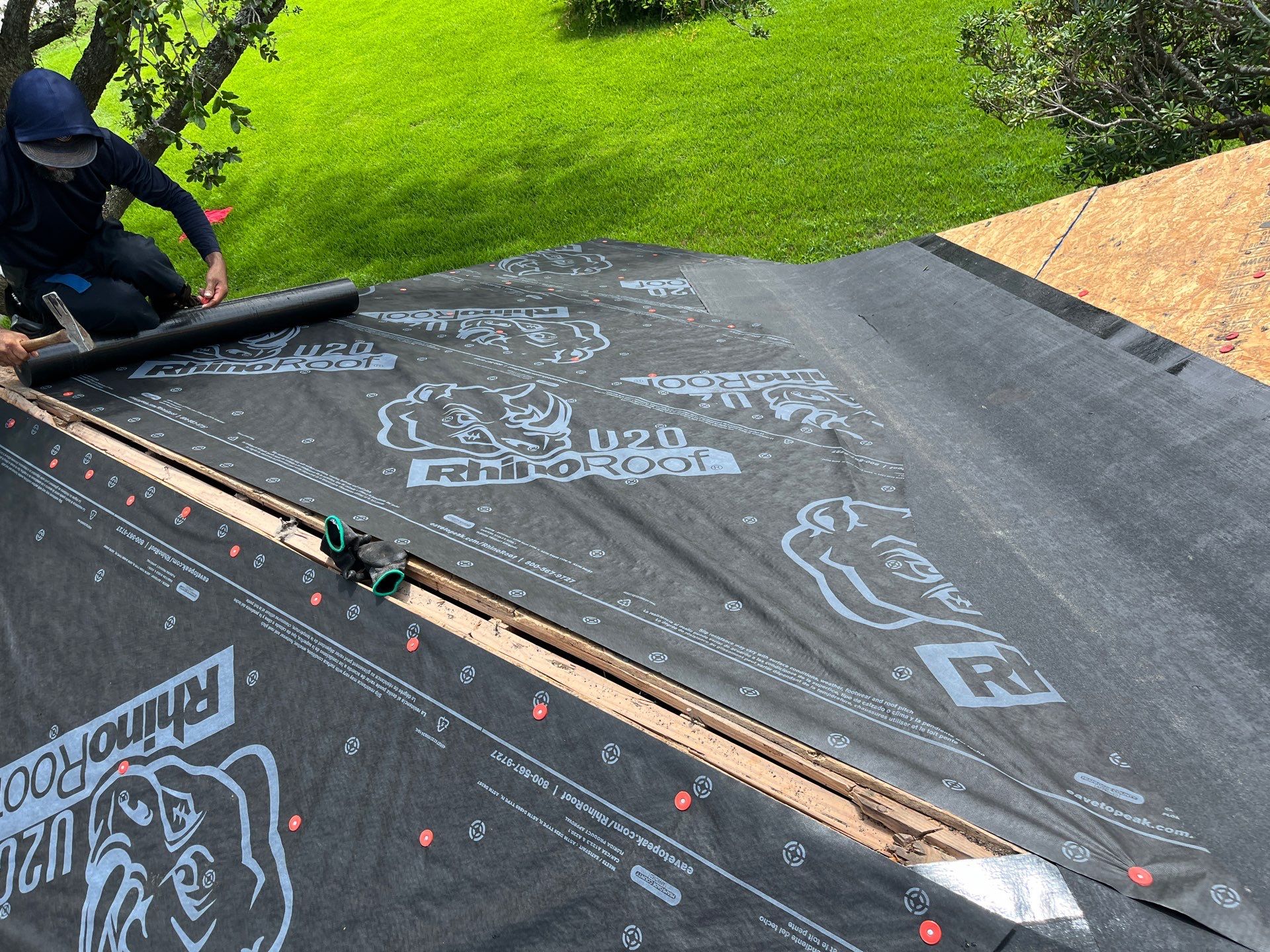 Residential Roofing Installation using Owen's Corning Duration (Lifetime) Shingles by Roof Repair Company