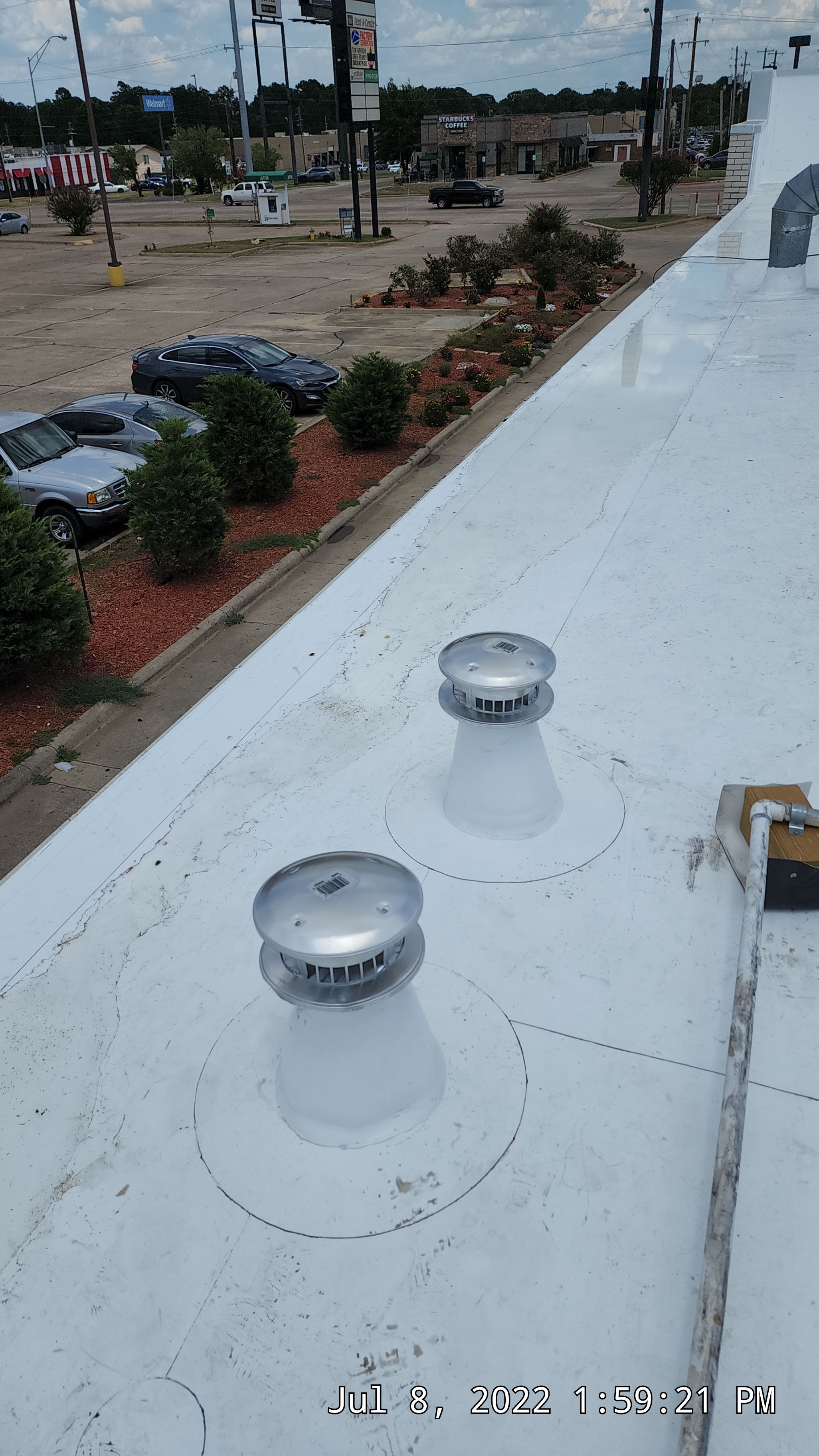 Commercial Roofing Installation using 50 mil PVC by Hostetler Roofing