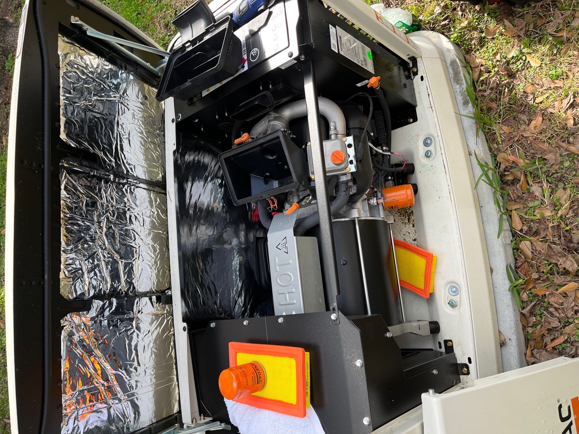 Residential Generac Standby Generator Preventative Maintenance in Spring, Texas by GenTex Elite Services