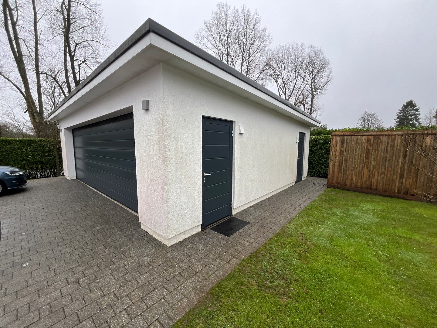 Render Clean using Pureseal Biocide - Solar Panel Clean by Ges Exterior Cleaning ltd