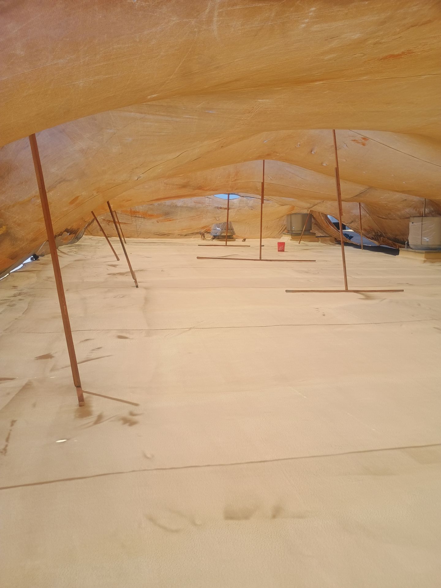 Pro Farms Spray foam roofing project by Straight Edge Roofing Inc