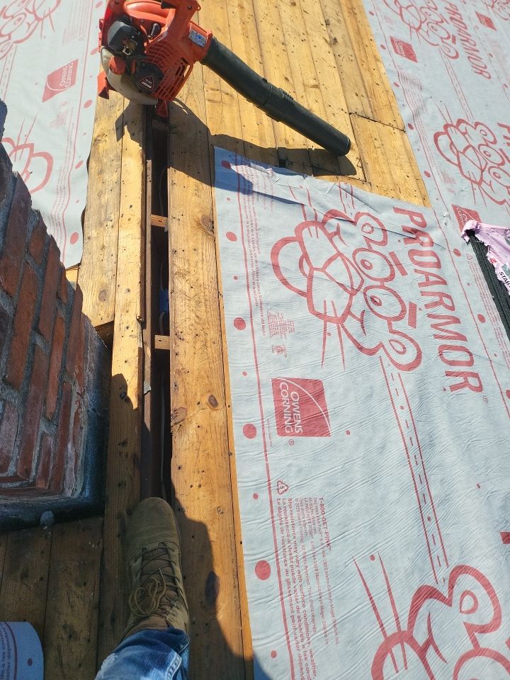 Residential Roofing Installation using Owens Corning TruDefinition Onyx Black by A Plus Exterior