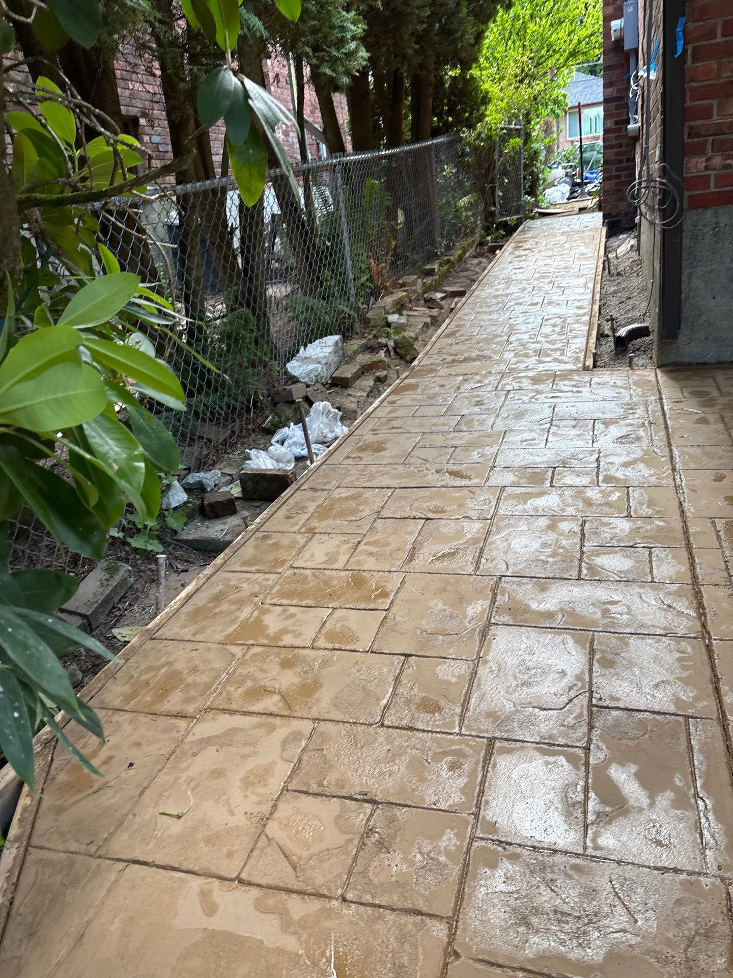 Stamped Concrete Patio | Seattle  by Jireh Asphalt & Concrete Inc 