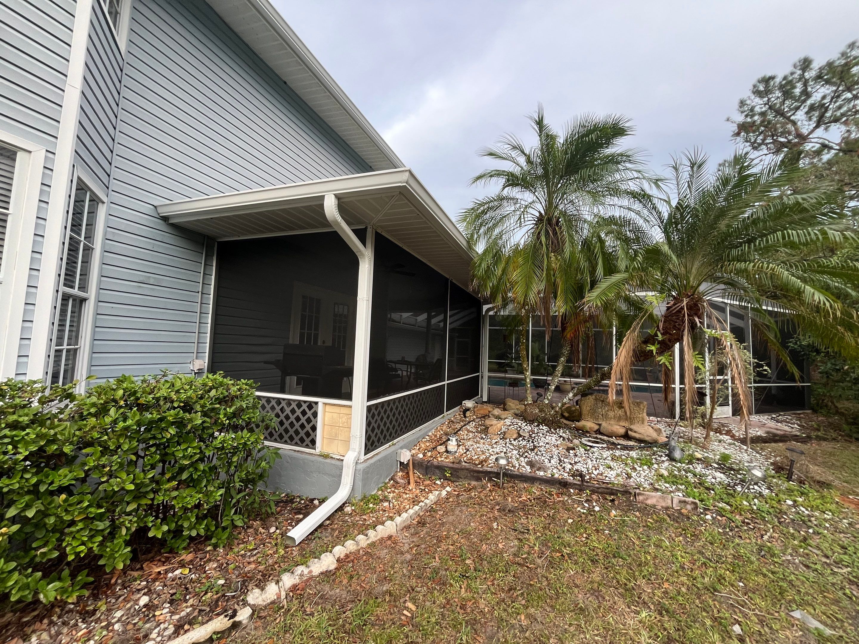 6-inch Seamless Gutters Installed in Bradenton FL by Gutter Professors