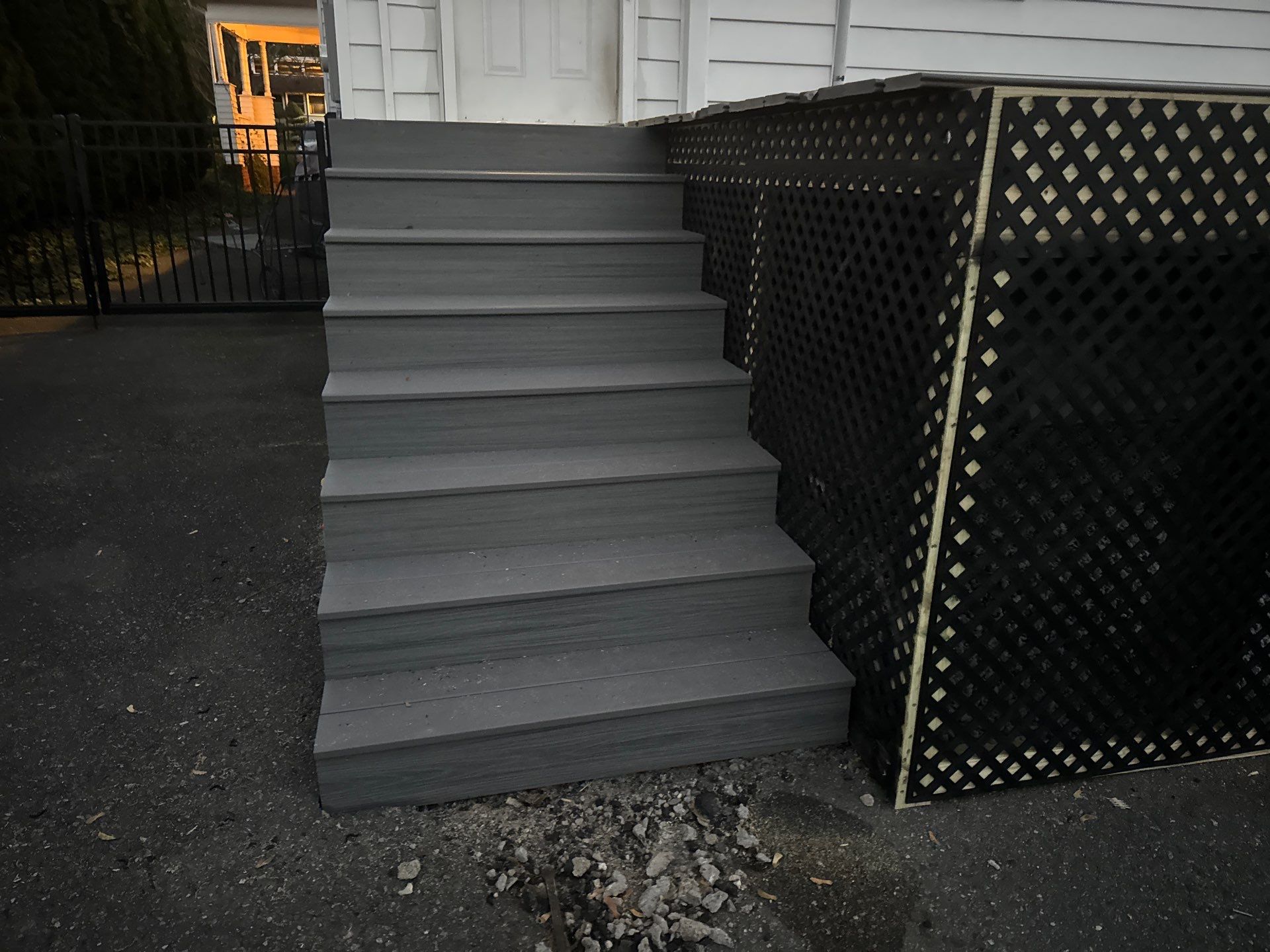 new deck with cable rails in Montclair NJ by deck guardian