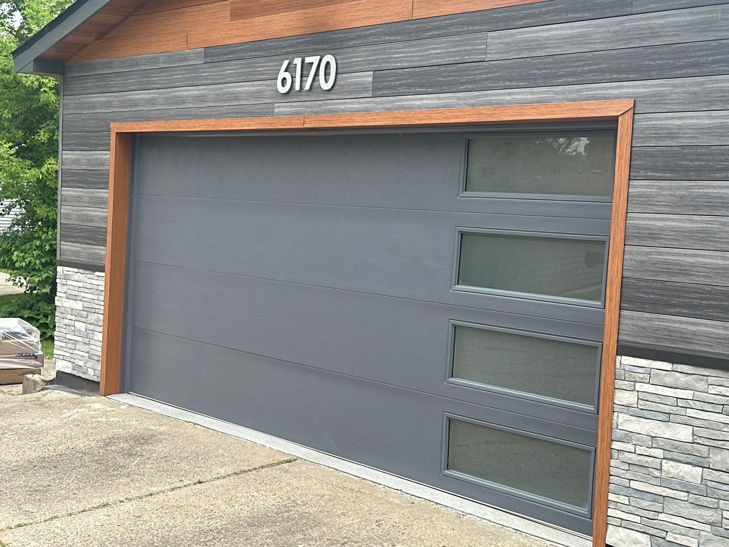 Siding Replacement using Alside Gray Oak by 180 Contractors