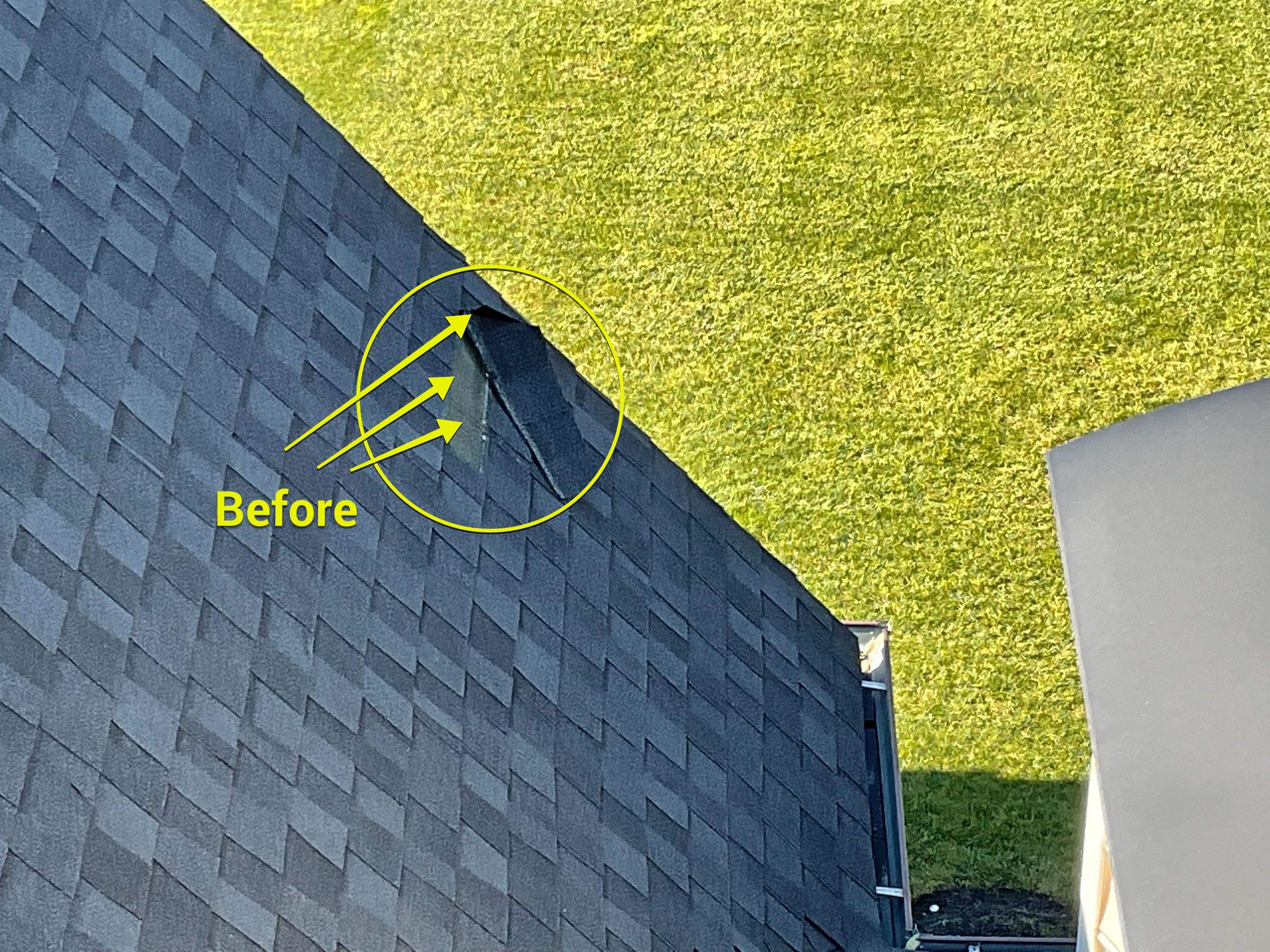 Residential Roofing Repair using Vulkem Black Caulk  by Alpha Design Services