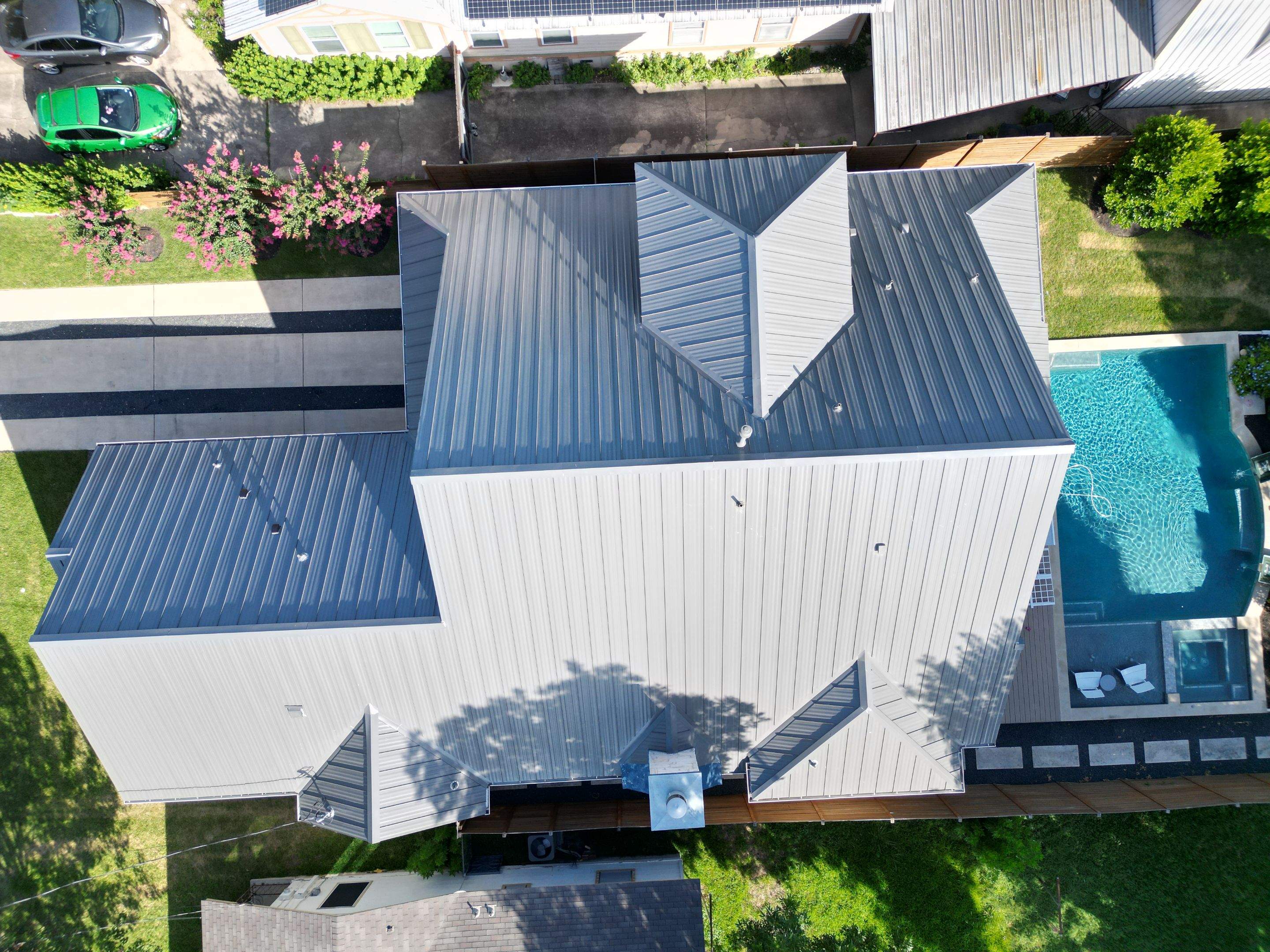 Charcoal Grey - L&A Metals LLC Type FF100, Hidden fastener/Standing Seam by RoofsOnly.com