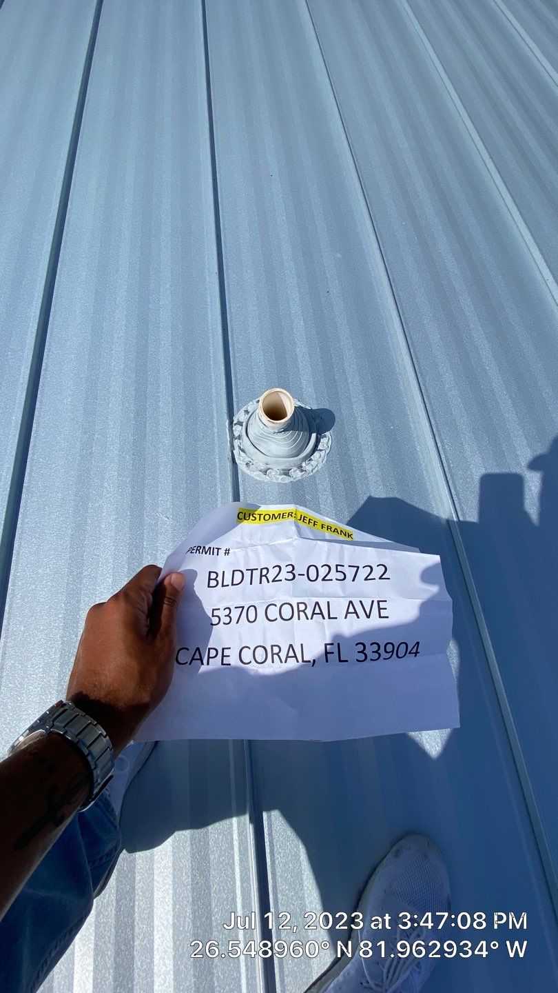 Residential Roofing Installation using Standing Seam Metal by Protek Roofing Heating Air & Solar