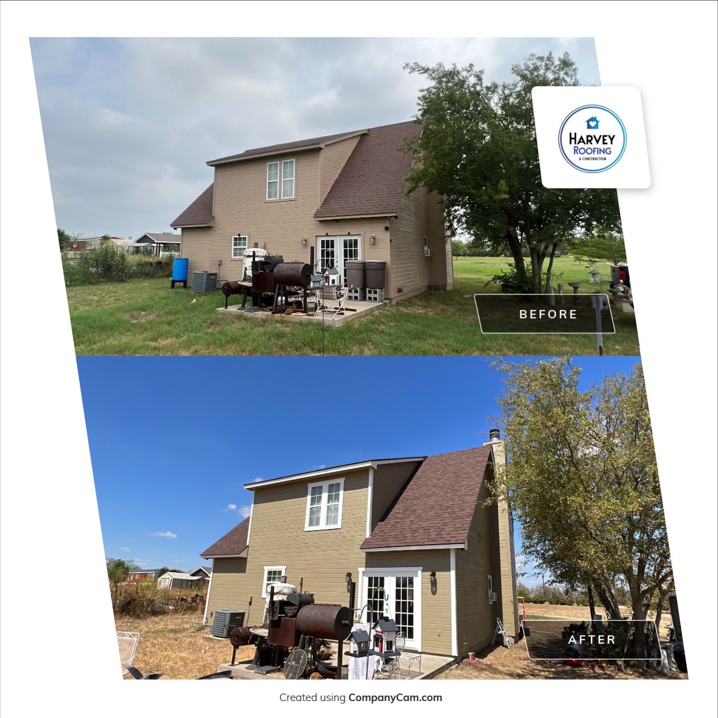 Residential Roofing Installation using Malarkey Vista AR by Harvey Roofing & Construction