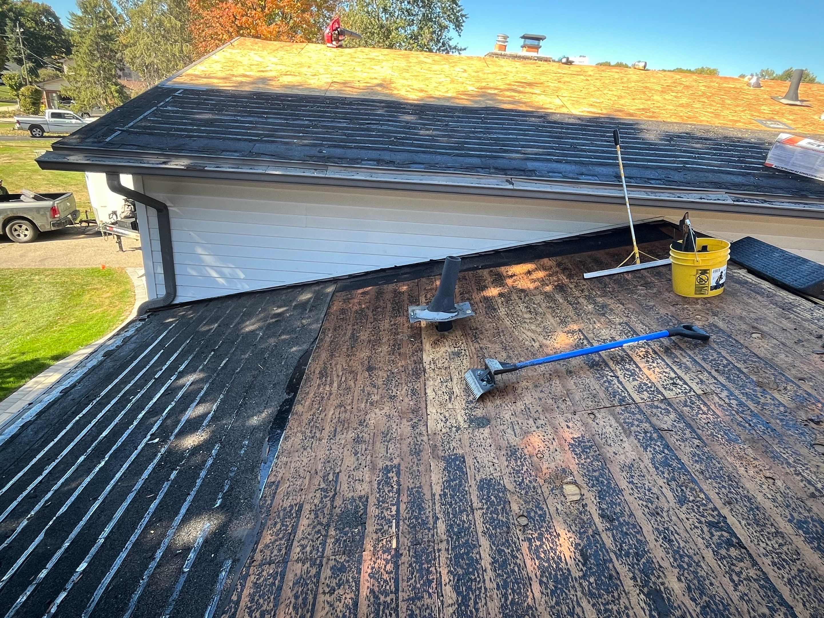 Roof Replacement using MS Standing Seam Roof Western Rust by 180 Contractors