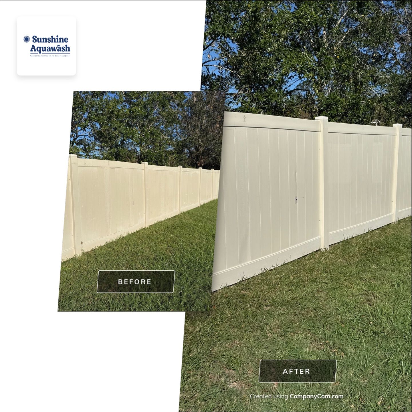 Comprehensive Concrete and Vinyl Fence Cleaning in Willow Walk Community, Palmetto, FL by Sunshine AquaWash