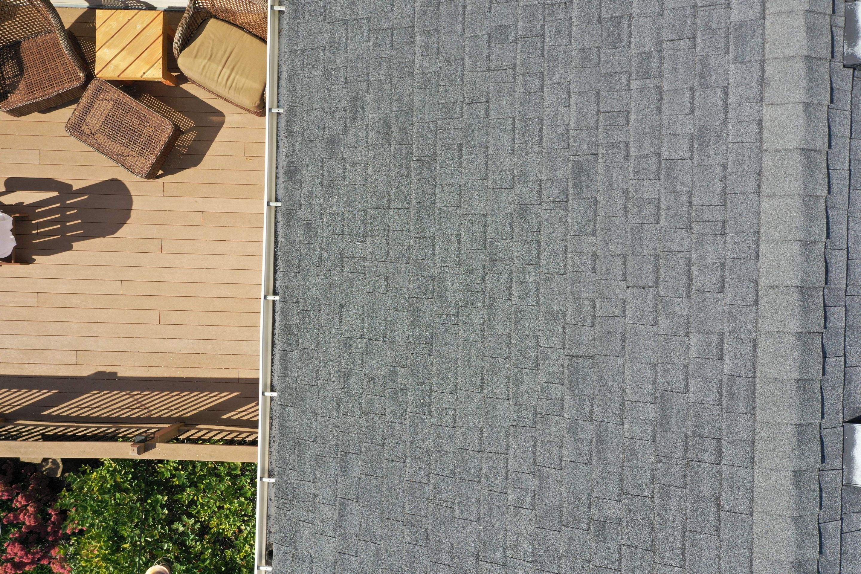 Residential Roofing Installation using Certainteed Landmark Moire Black by MODERN EXTERIOR SYSTEMS