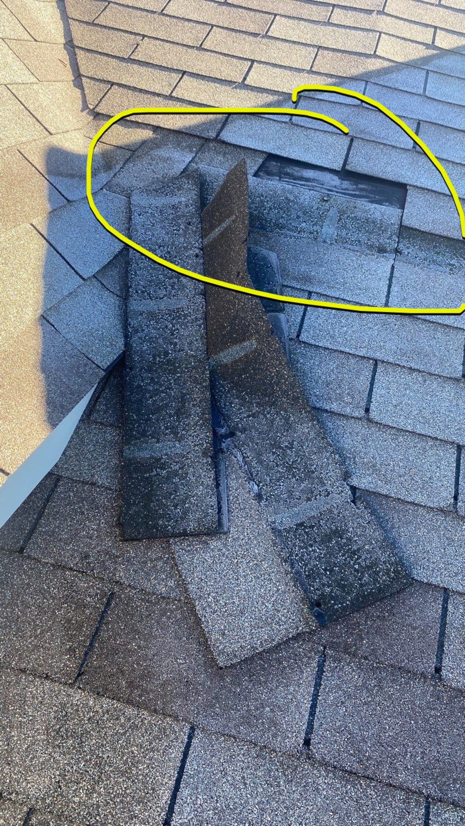 Wind damage by Deerfield Roofing LLC