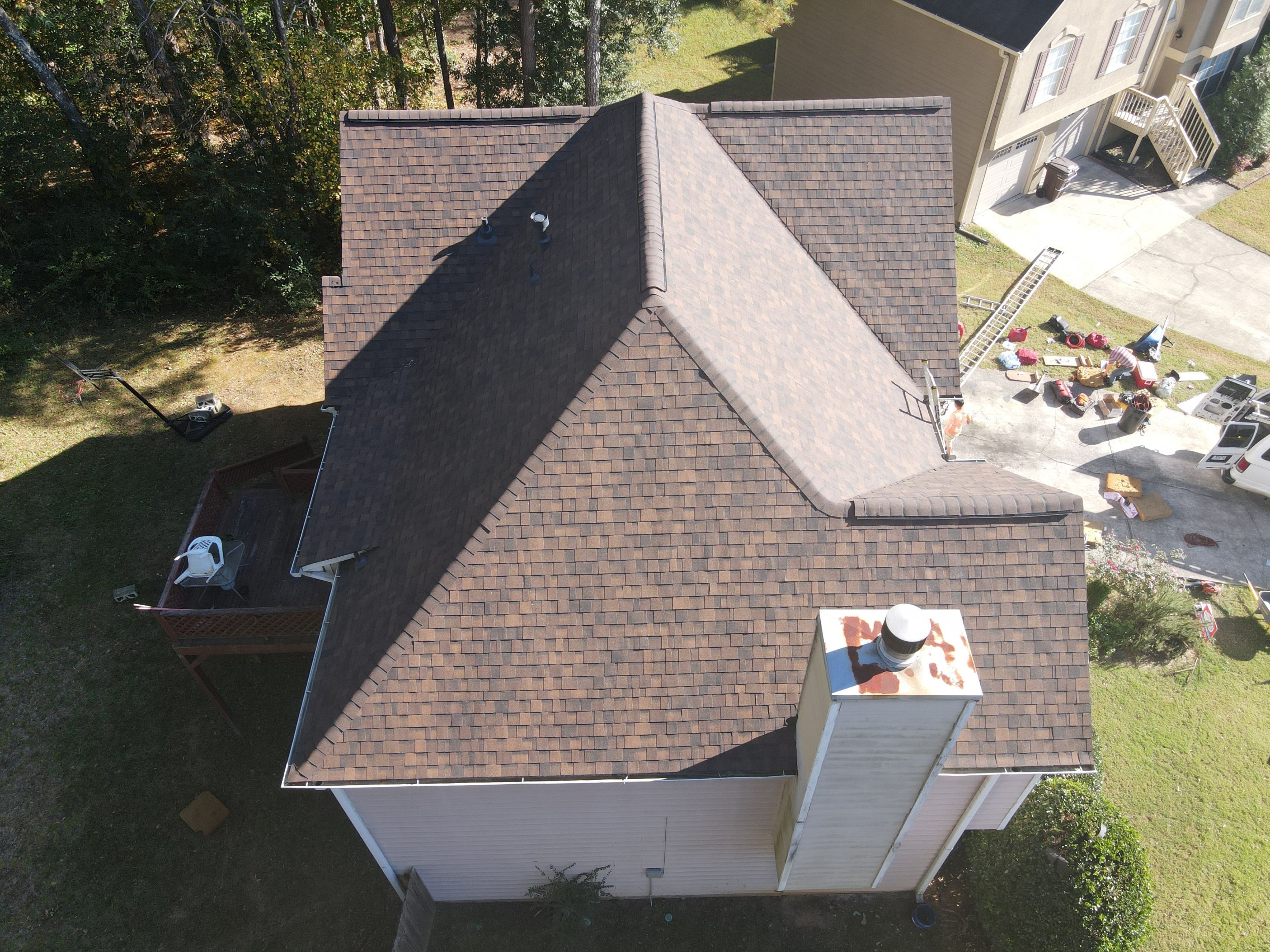 Residential Roofing Installation using Owens Corning by Inspector Roofing and Restoration