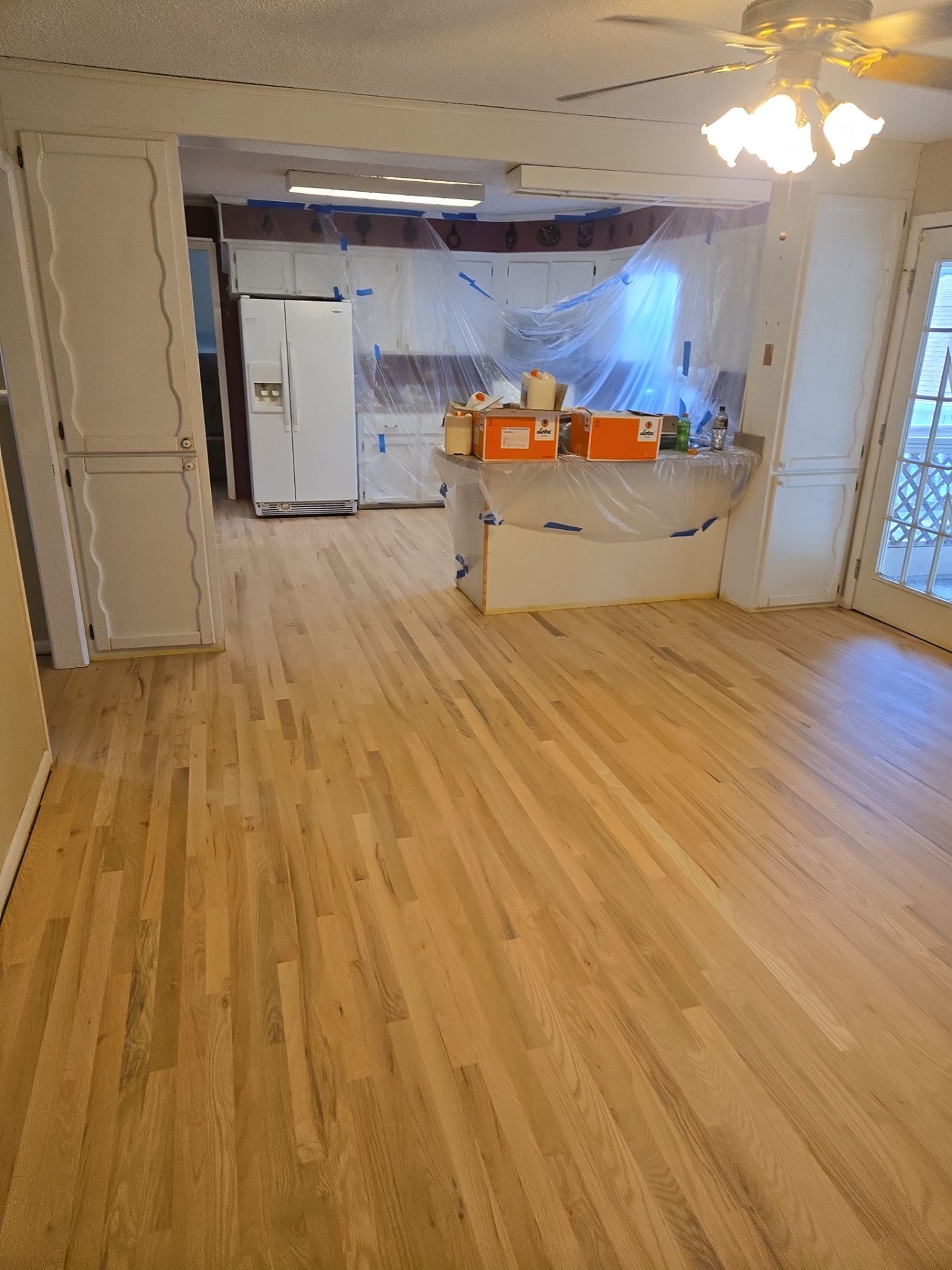 Natural Satin Refinish  by Footprints Floors of Nashville