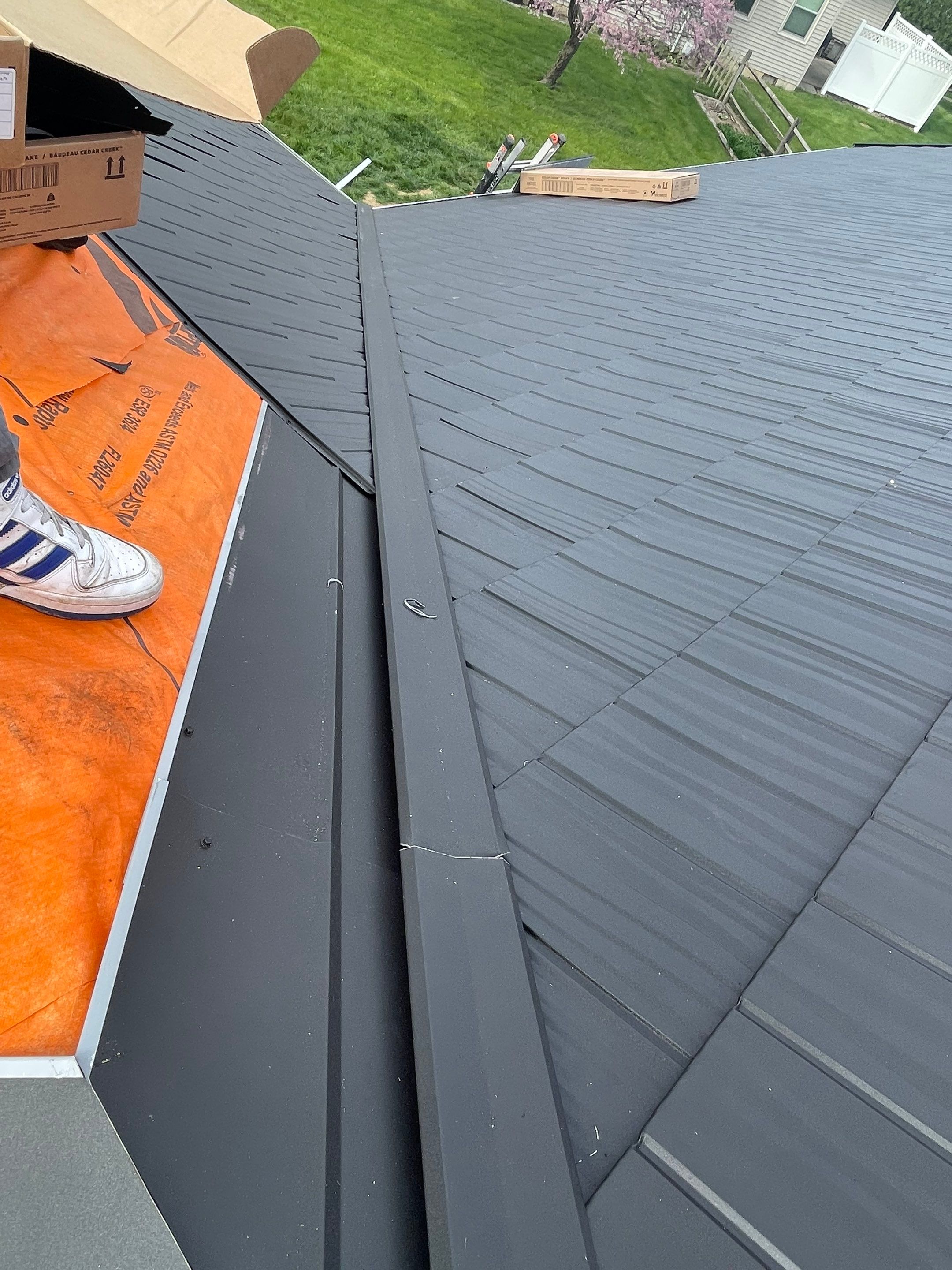Metal Shingle Shake Roof Installation – Sidney, Ohio by 4Ever Metal Roofing