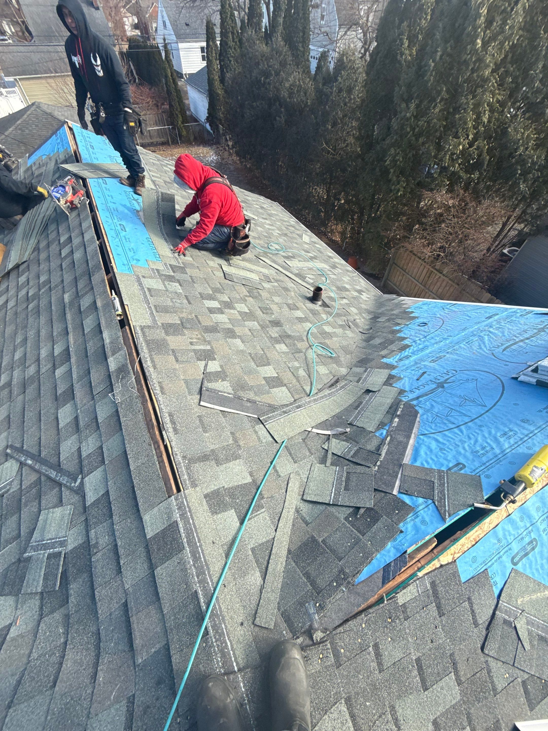 Roof Replacement using TK Thunderstorm Gray by 180 Contractors