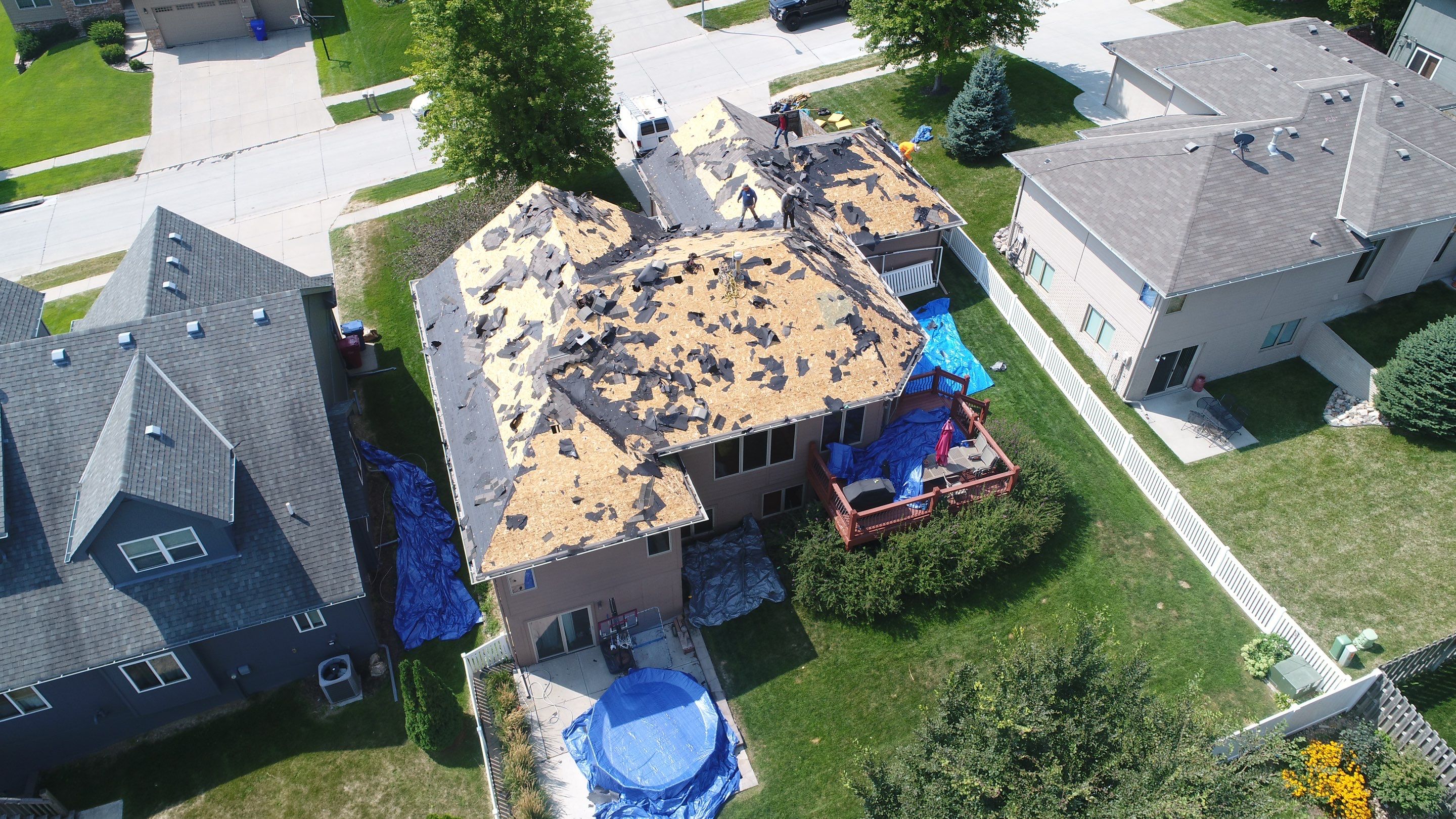 Residential Roofing Installation using Owens Corning Duration Driftwood by Lightning Exteriors