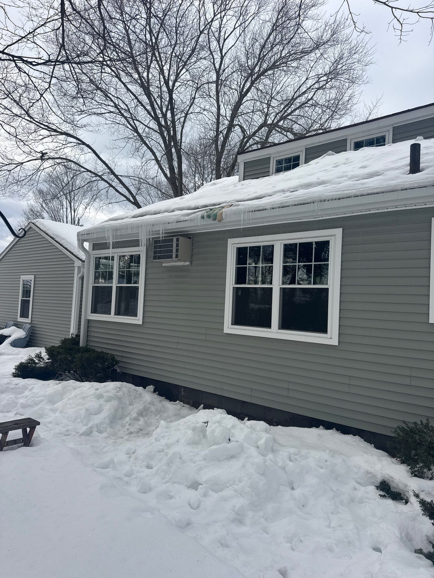 Snow/Ice Belt & Ice Dam Removal Project in Woburn by Mighty Dog Roofing of Greater Middlesex County