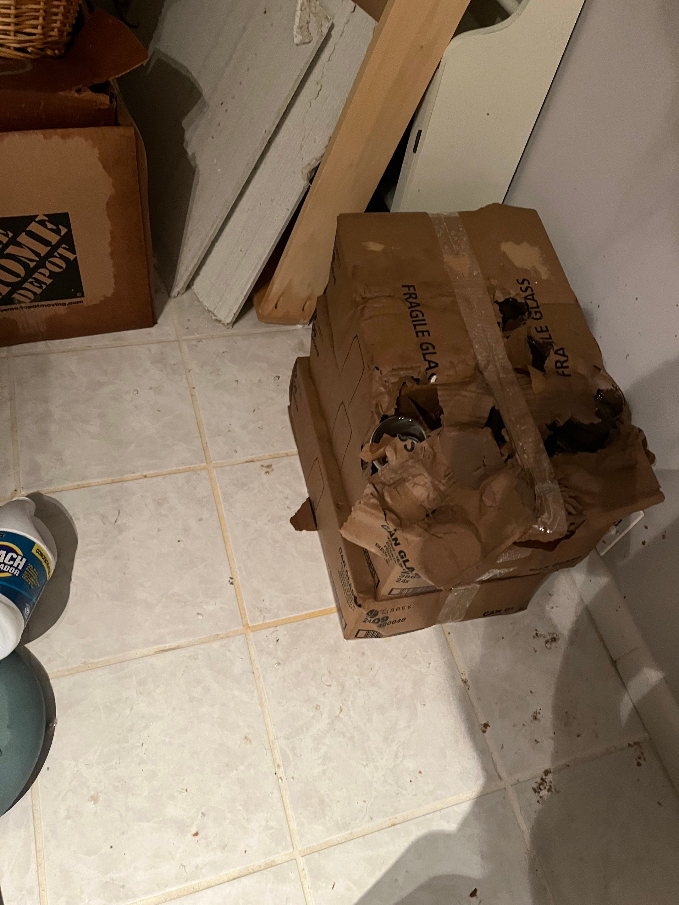 Basement Pipe Burst Emergency Mitigation Demo and Dry Down using Dehumidifiers and Air Movers by Absolute Roofing and Construction