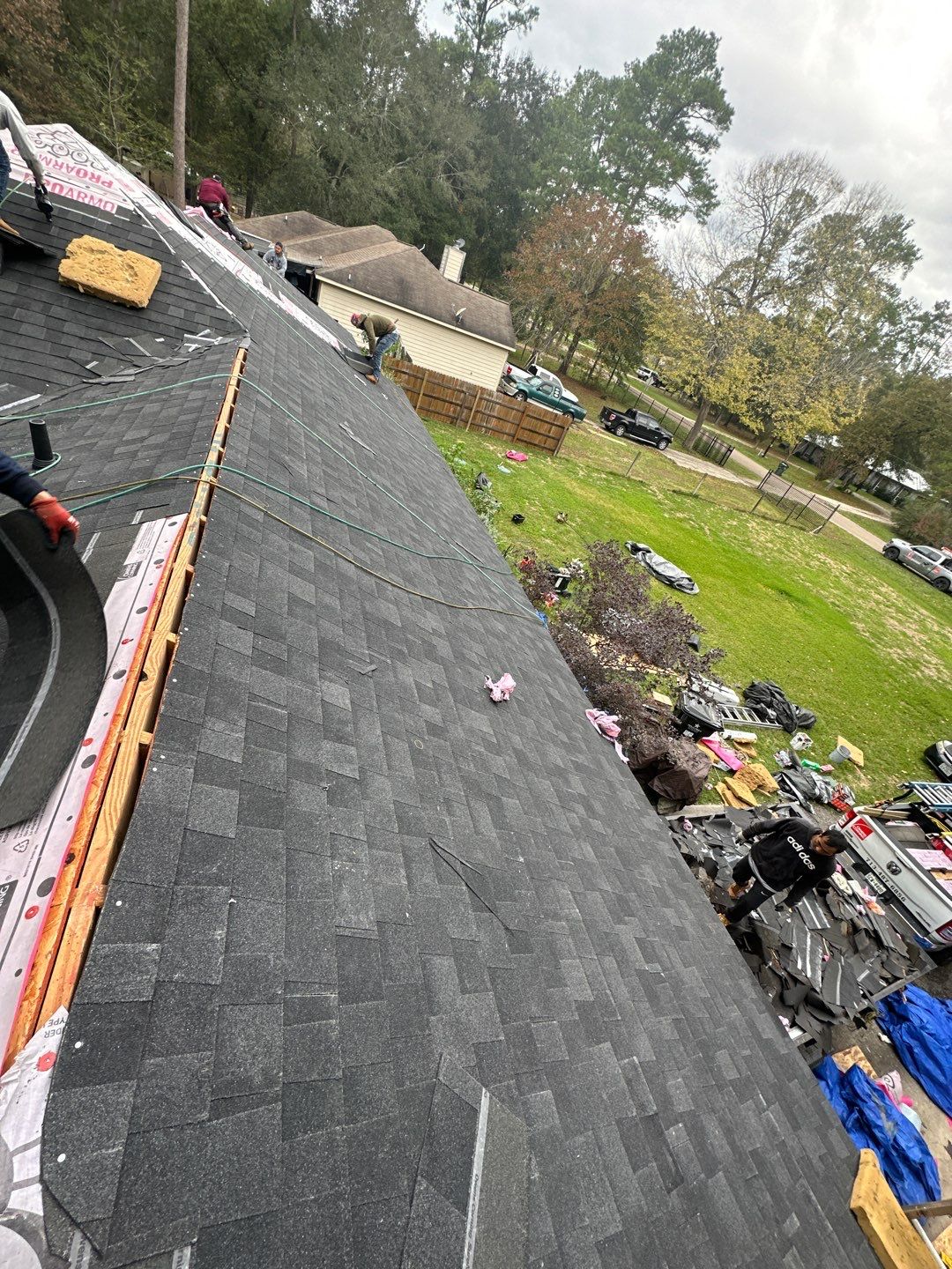 Residential Roofing Installation using Owen's Corning Duration (Lifetime) Shingles by Roof Repair Company
