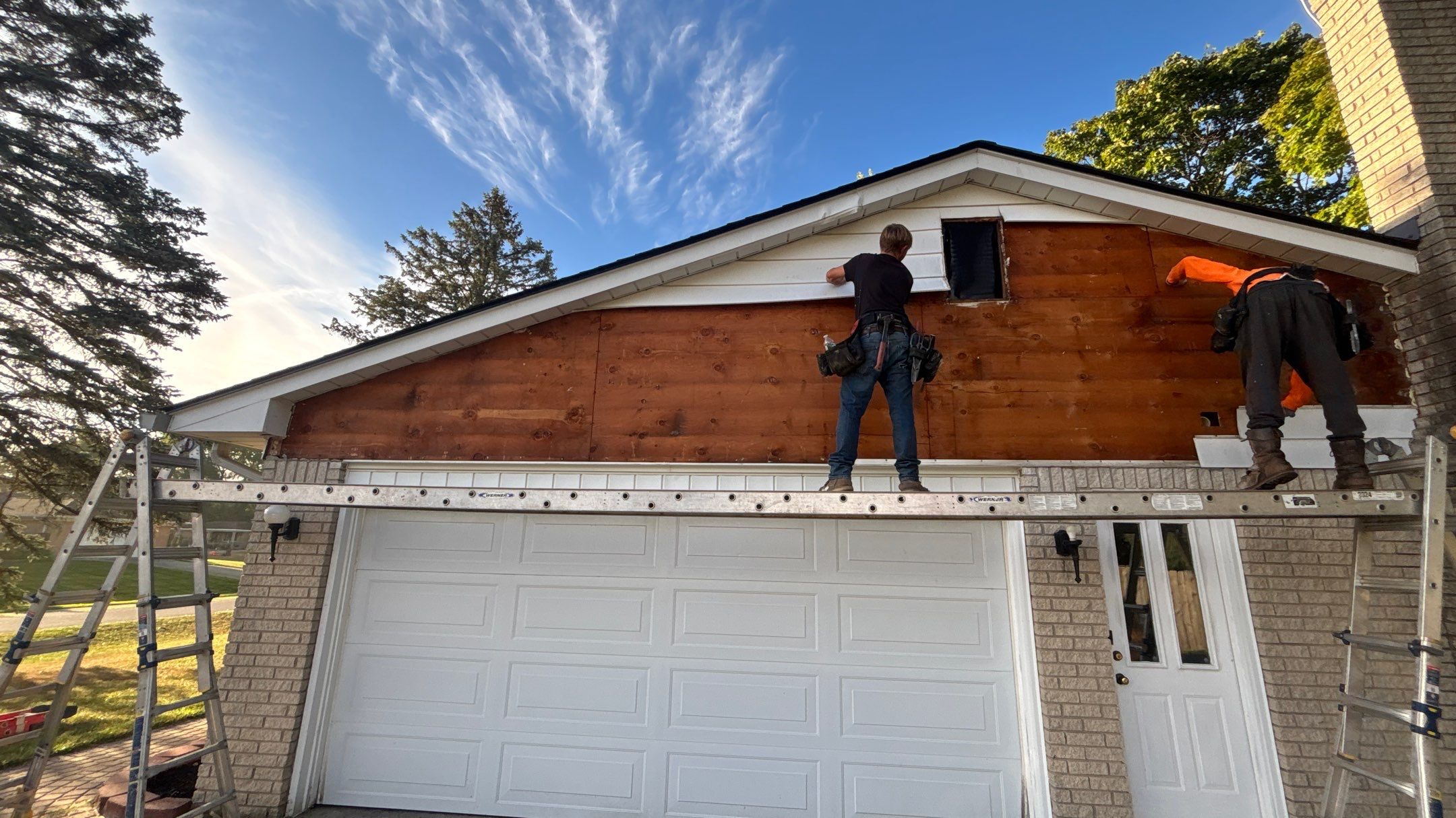 Siding Replacement using Ascend Laguna Blue by 180 Contractors