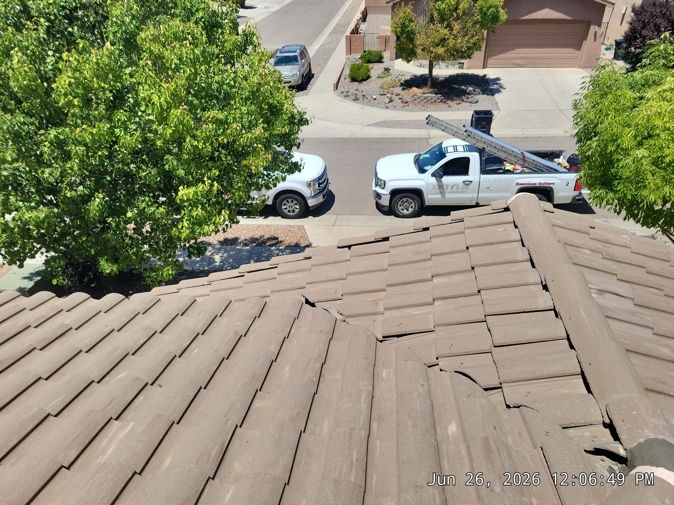 Comprehensive Concrete Tile Roof Underlayment replacement and Vent Sealing in Albuquerque by Doyle Roof Masters Inc