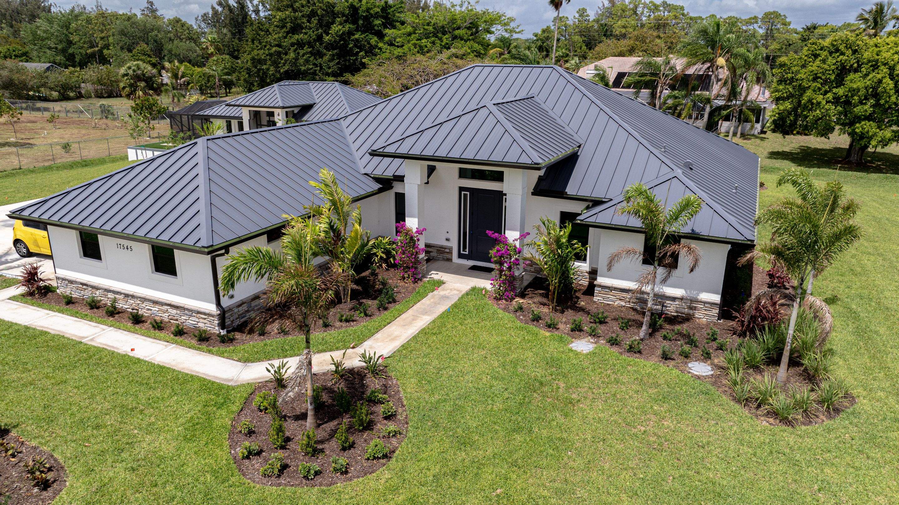 24ga 1.5 Mechanical Seam Charcoal Gray  by Total Roofing System The Metal Roof Experts