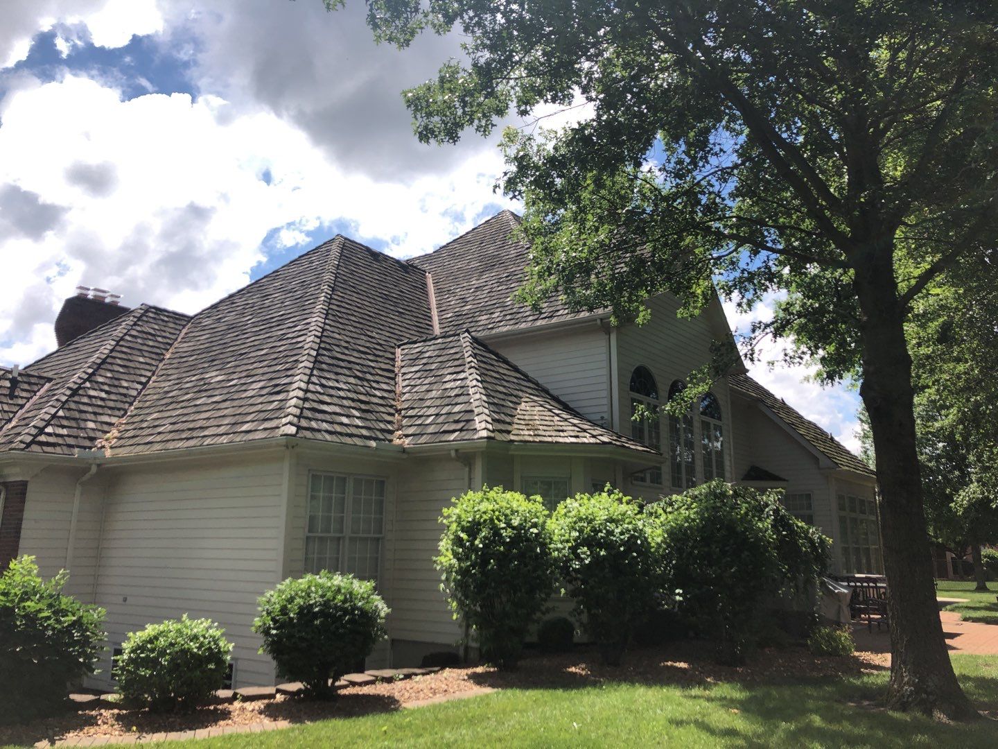 Residential Roofing Installation using DaVinci Slate by Legacy Roofing & Solar