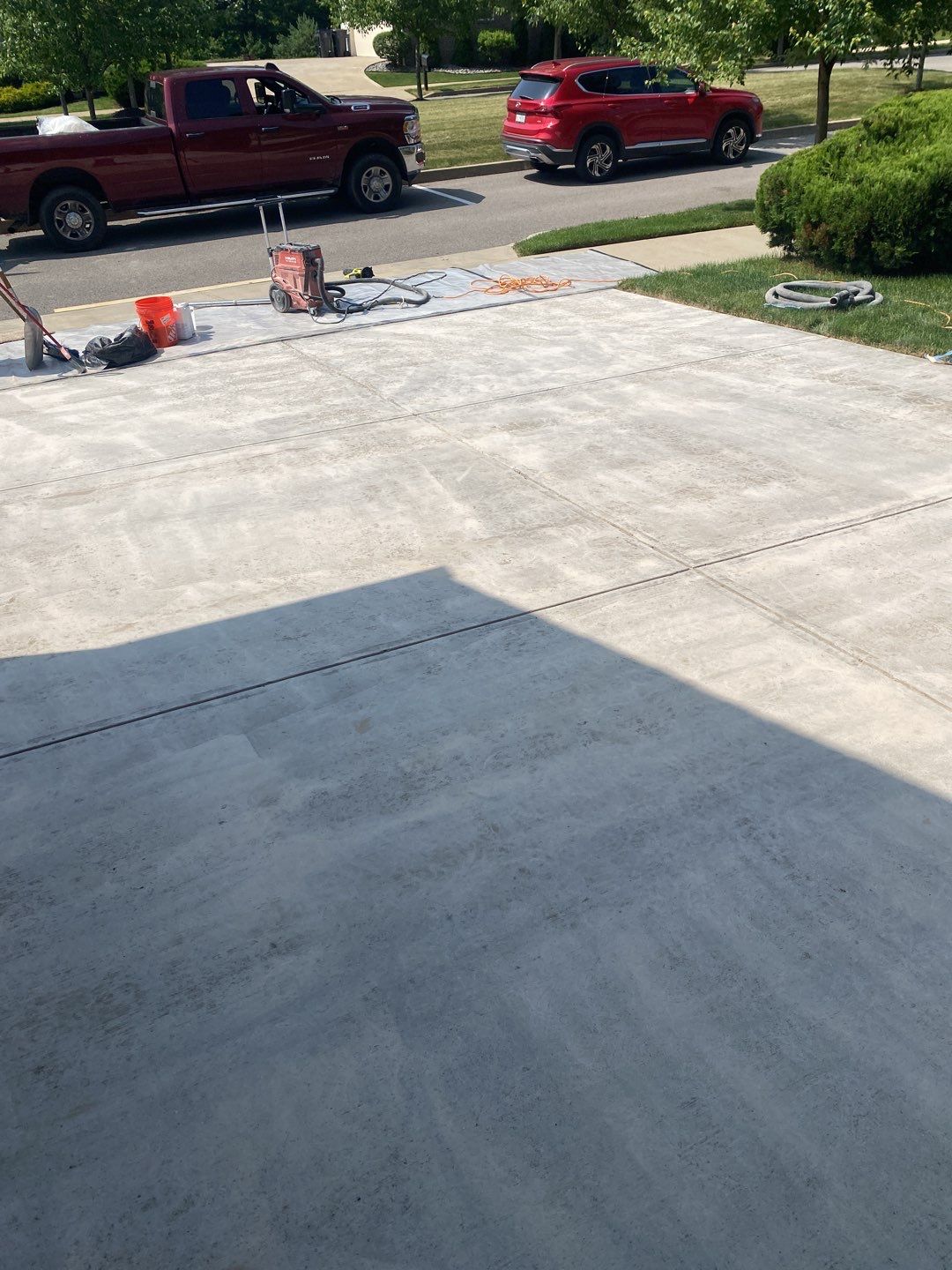 Driveway + Garage Project in Cranberry Township by Floors in a Day, Inc