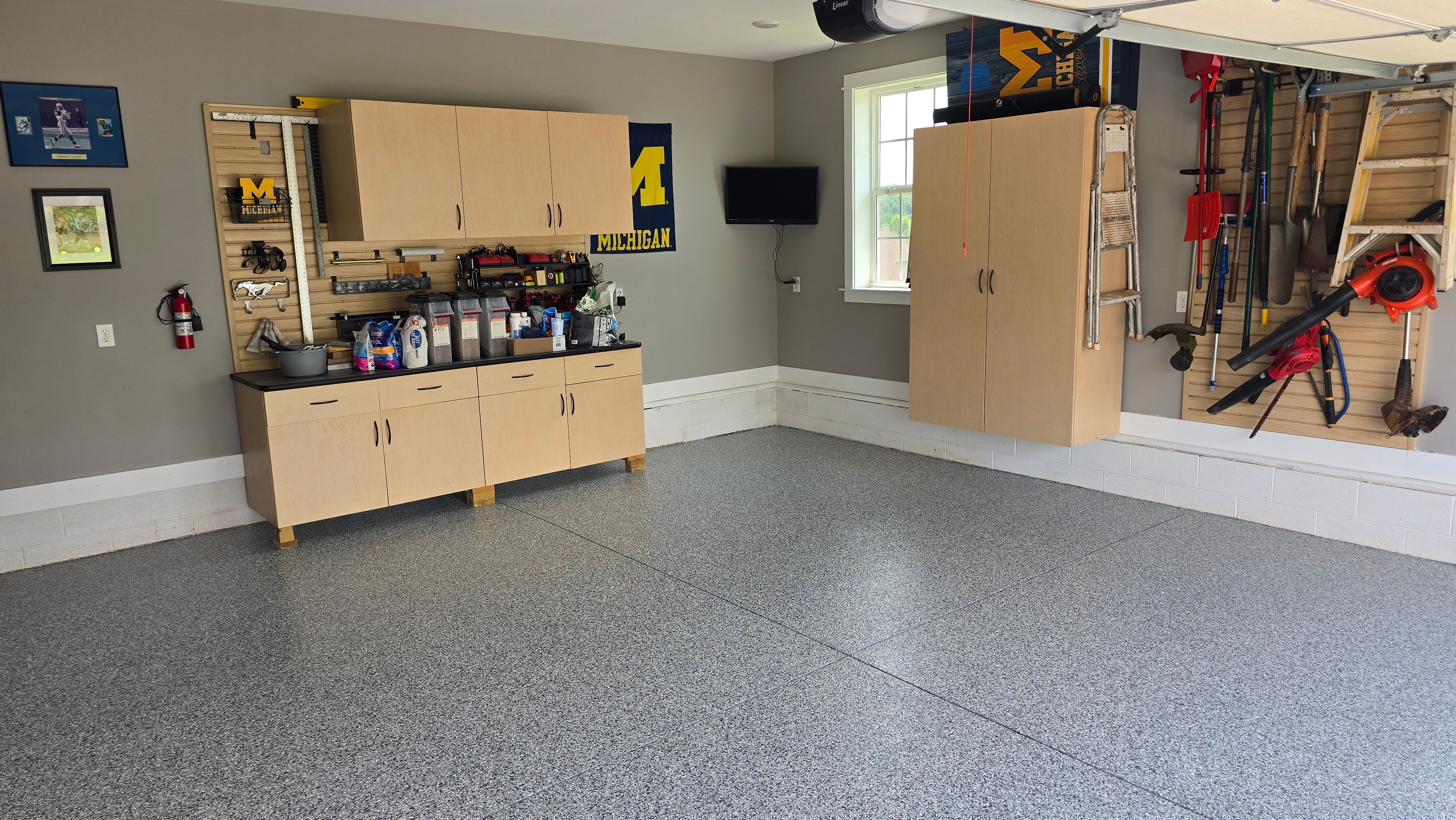Garage Using Gravel by Elite Floor Solutions