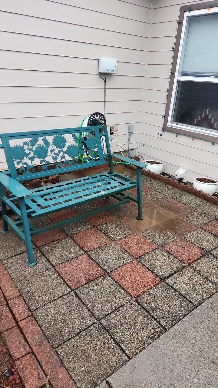 Concrete wash using Biocide by Willamette Outdoor Wash LLC