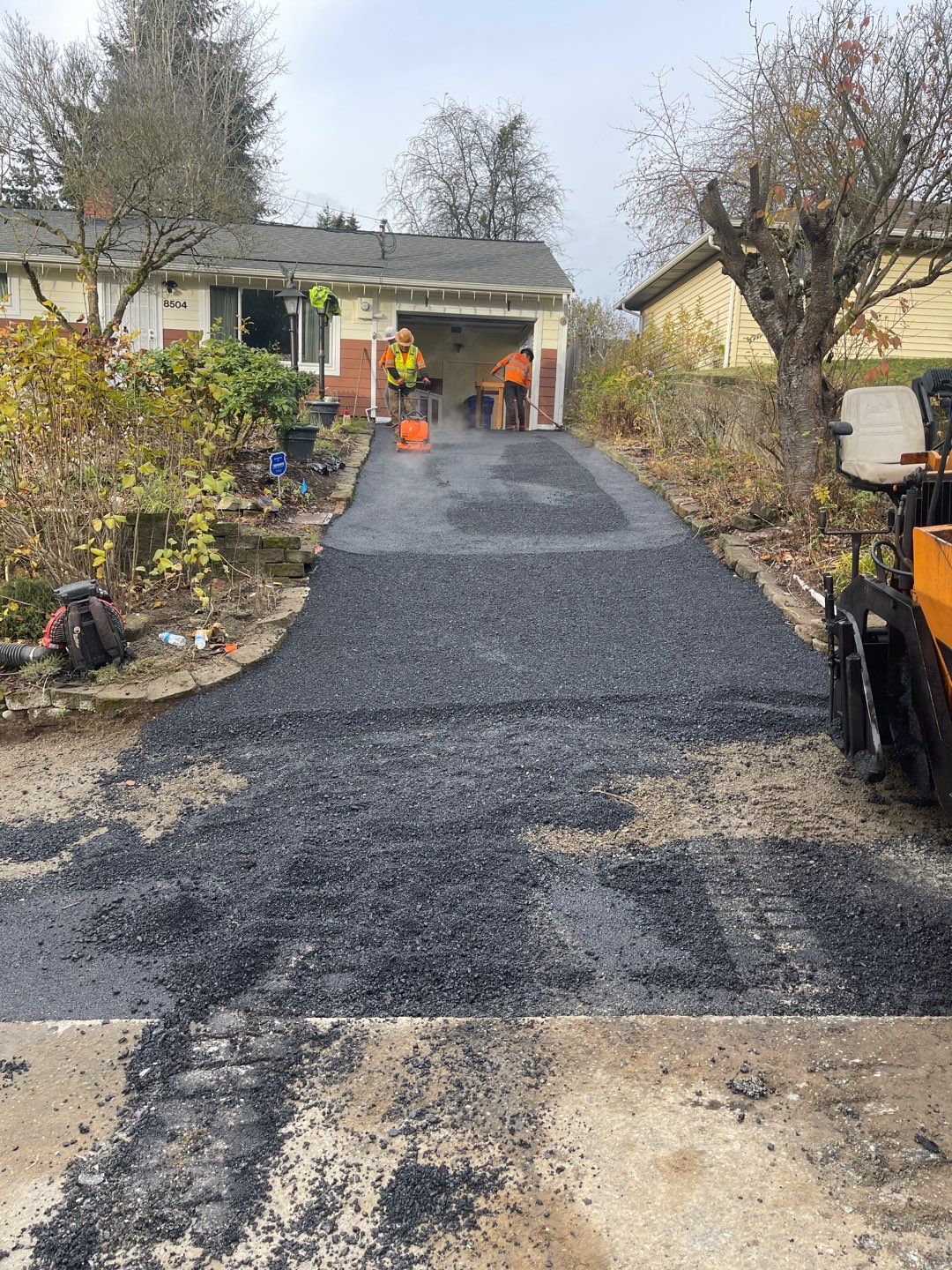 Concrete Garage Epoxy Paint Finish | Everett by Jireh Asphalt & Concrete Inc 