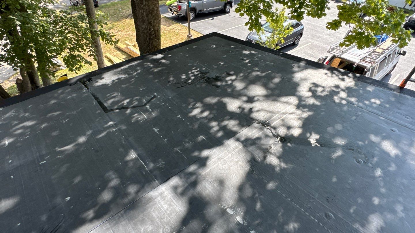 EPDM Flat Roof Installation with ISO Board on Existing Structure by Sensible Home Solutions