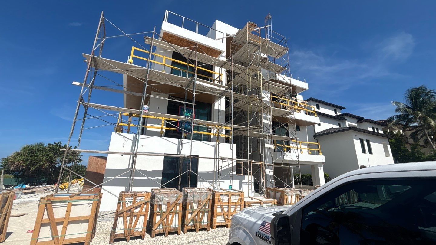 Oceanfront New Home Painting by John “The Greek” Painting