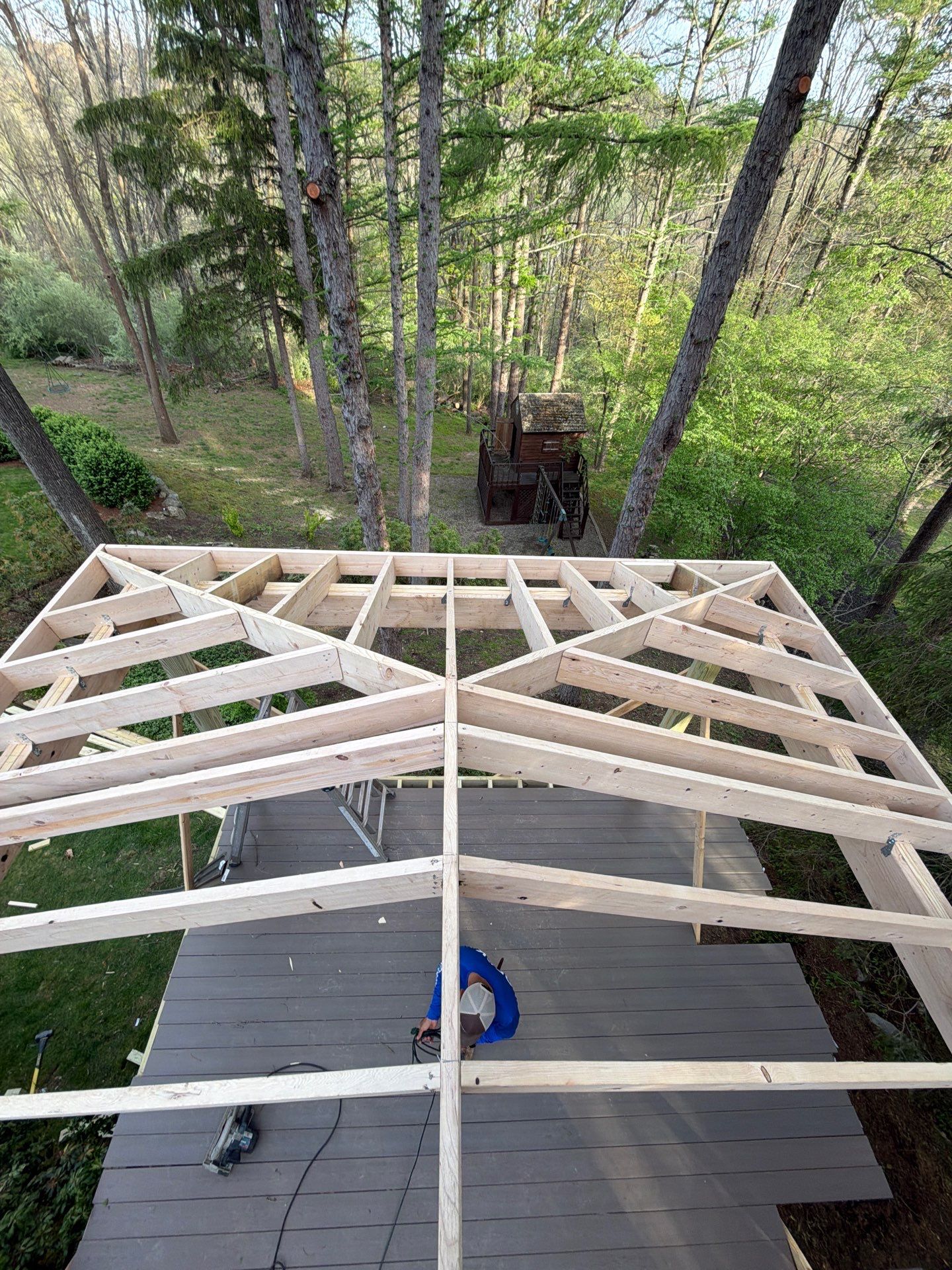 New Deck With a Screened In Porch In Mendham, New Jersey by deck guardian