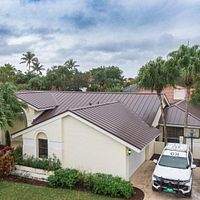 24ga 1" Nail-Strip Mansard Brown by Total Roofing System The Metal Roof Experts