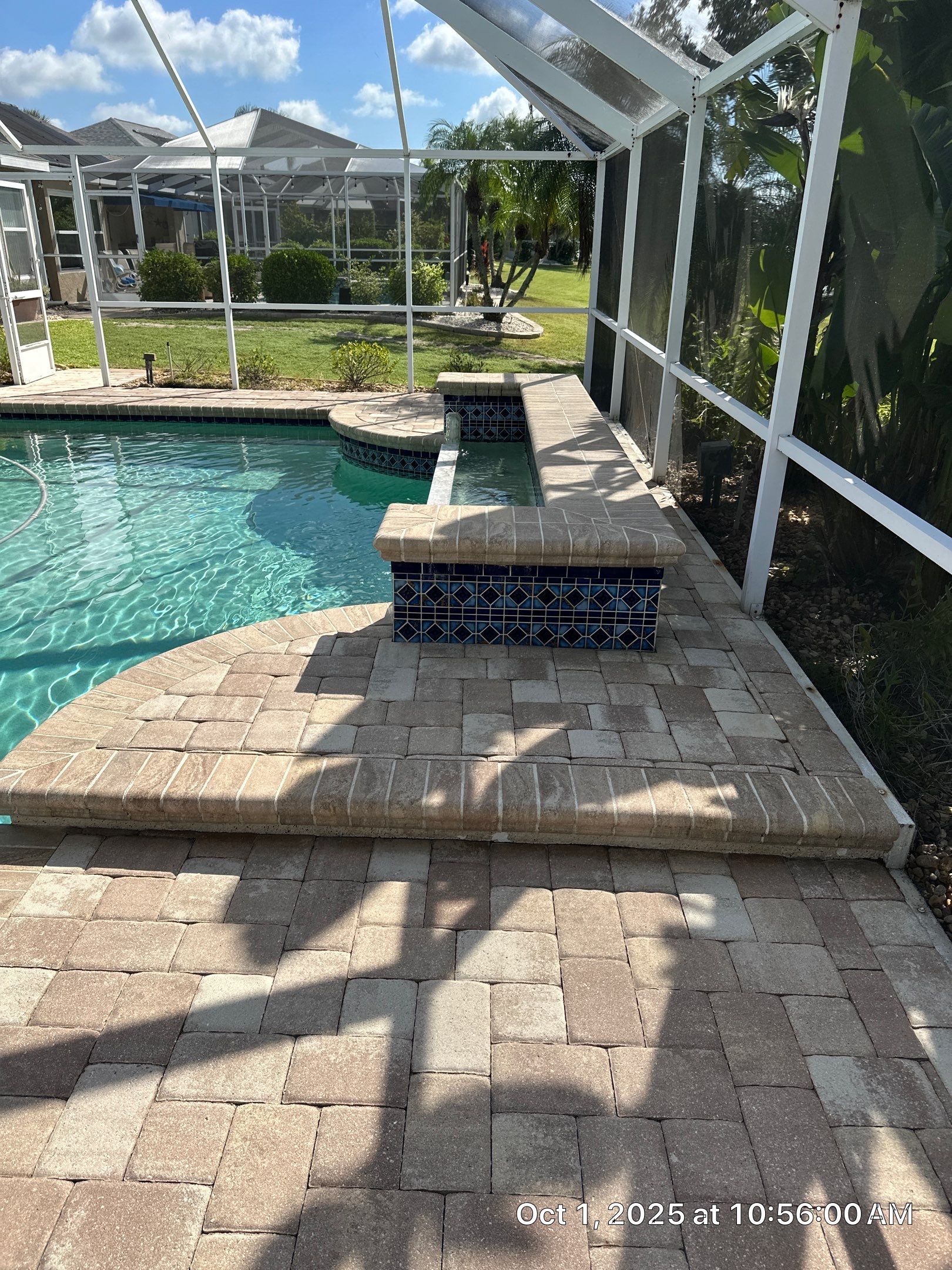 Sun City Center Paver Stripping and Sealing for Pool Deck by Supreme Paver Experts