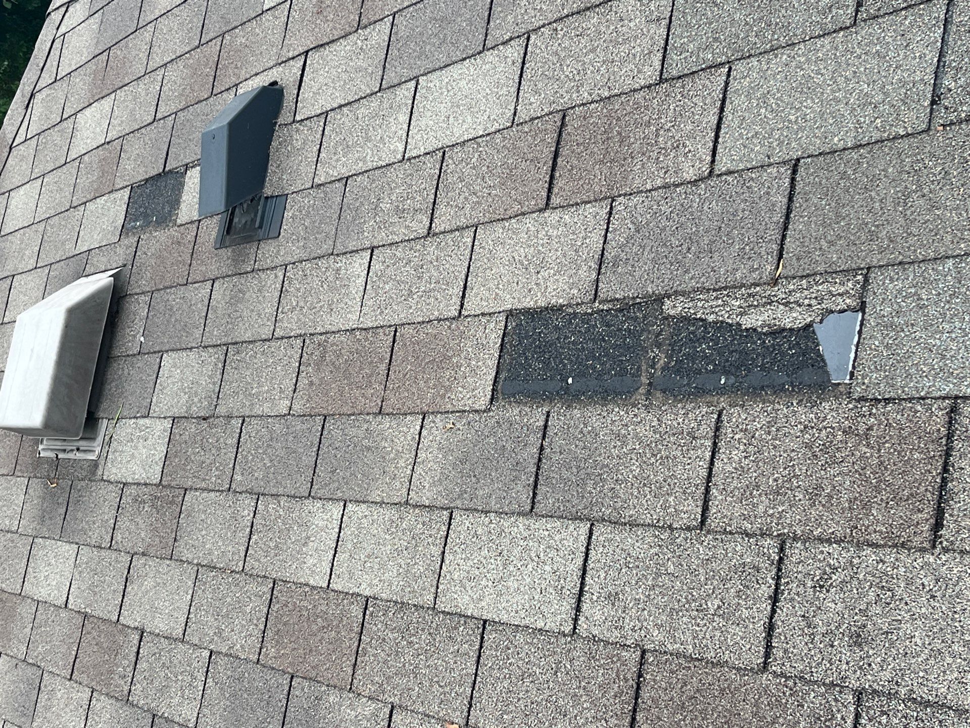 Hail Damage using Owen's Corning Duration (Lifetime) Shingles by Roof Repair Company