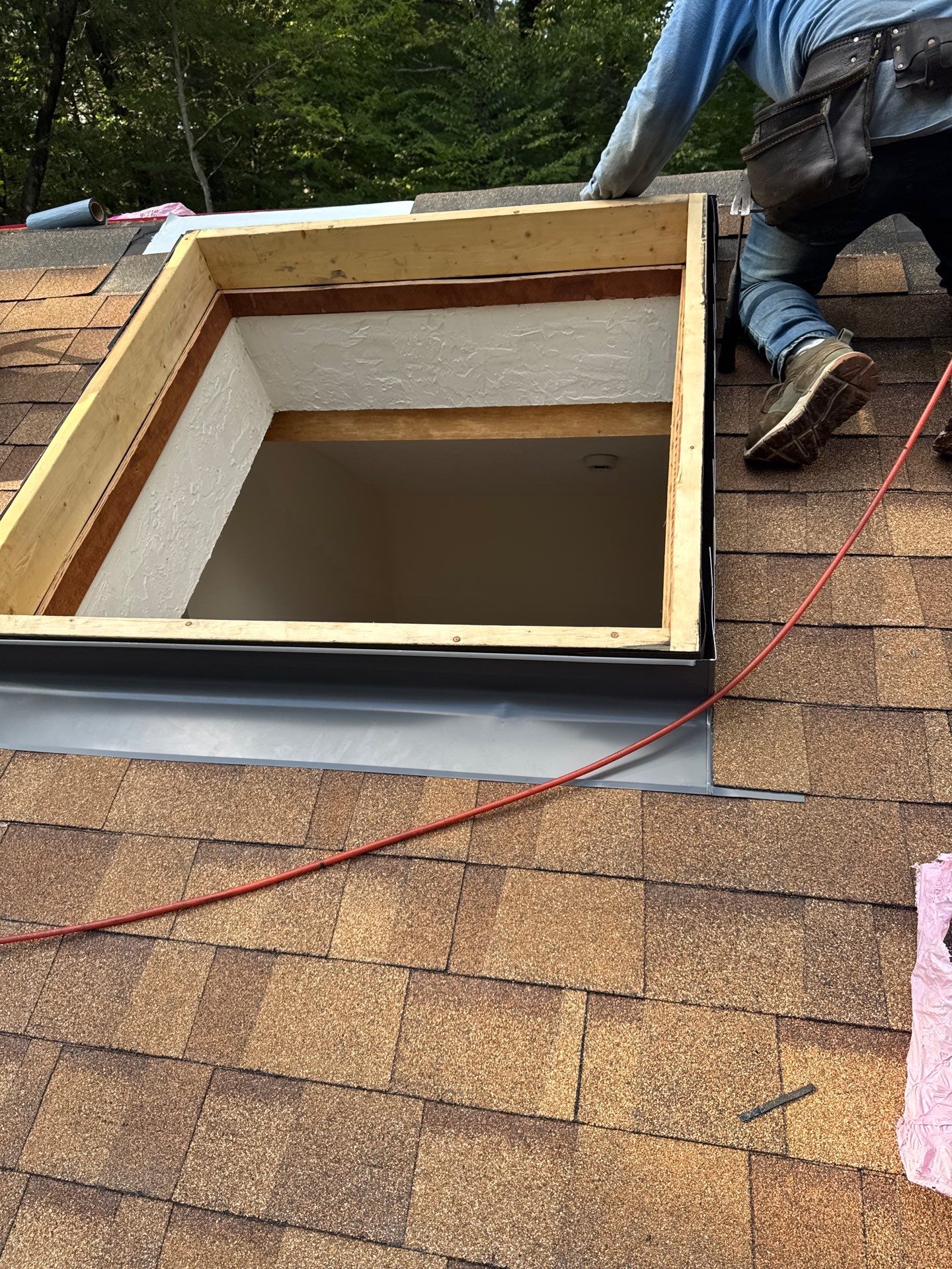Roof Replacement & Skylight Installation in Bedford, MA by Mighty Dog Roofing of Greater Middlesex County