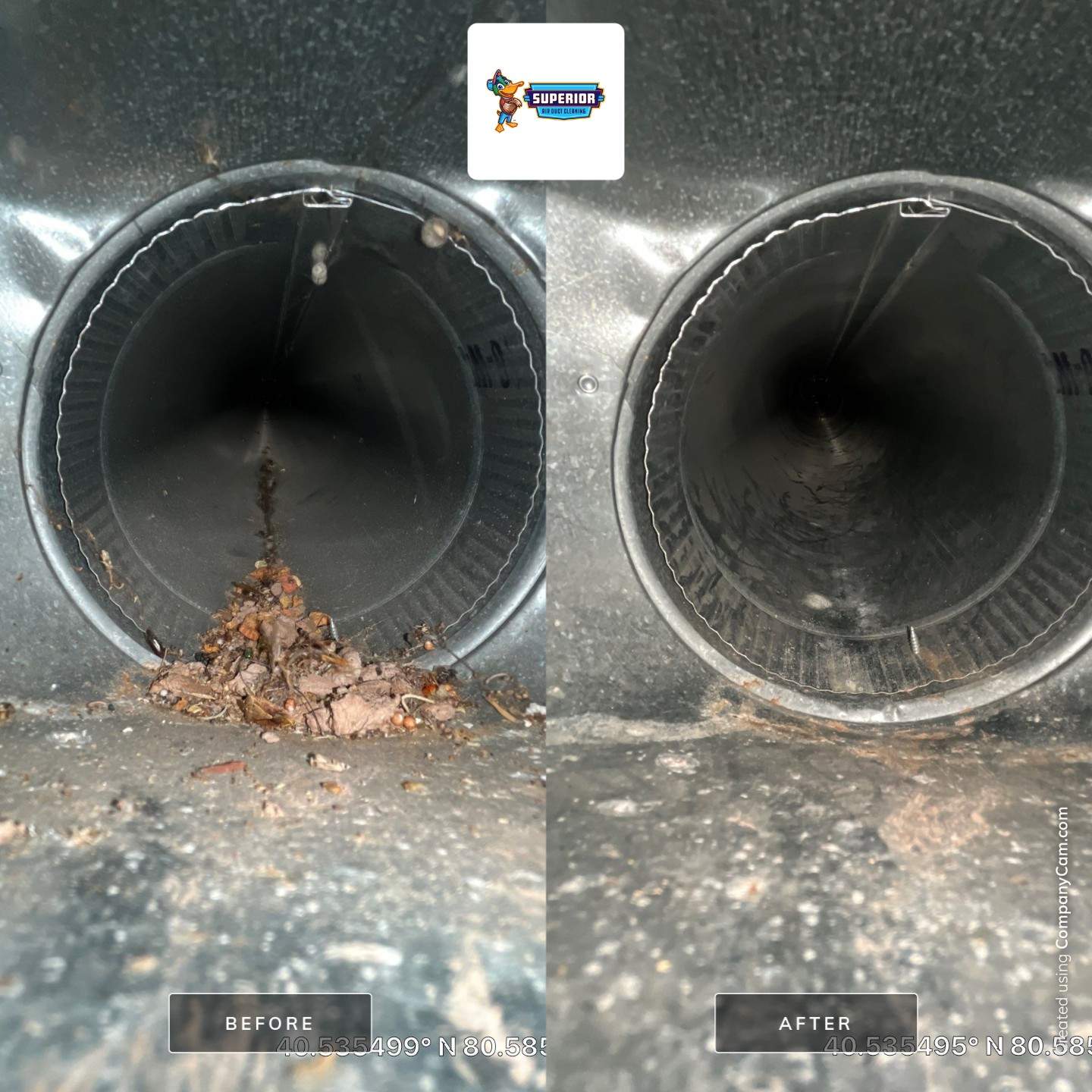 Air Duct Cleaning With a Vacuum Truck in New Cumberland, WV by Superior Air Duct Cleaning