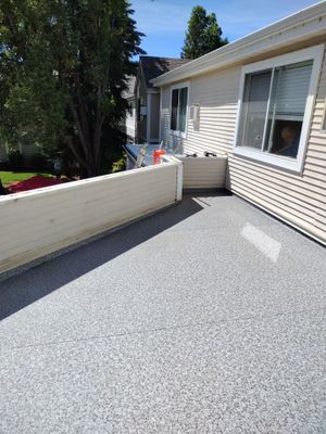 Dec-Tec Walkable Membrane using Dec-Tec (Color: Granite)