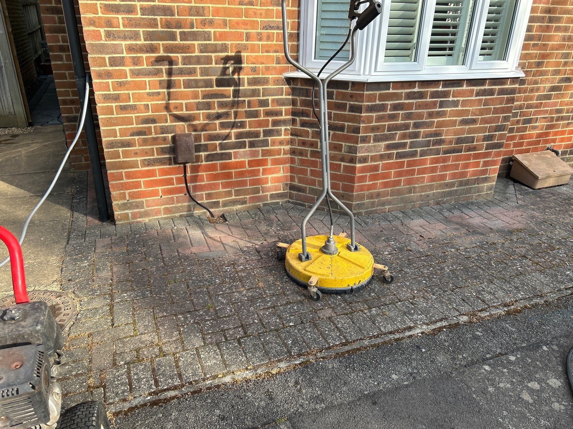 Driveway Clean using Honda 21lt High Pressure Machine by Ges Exterior Cleaning ltd