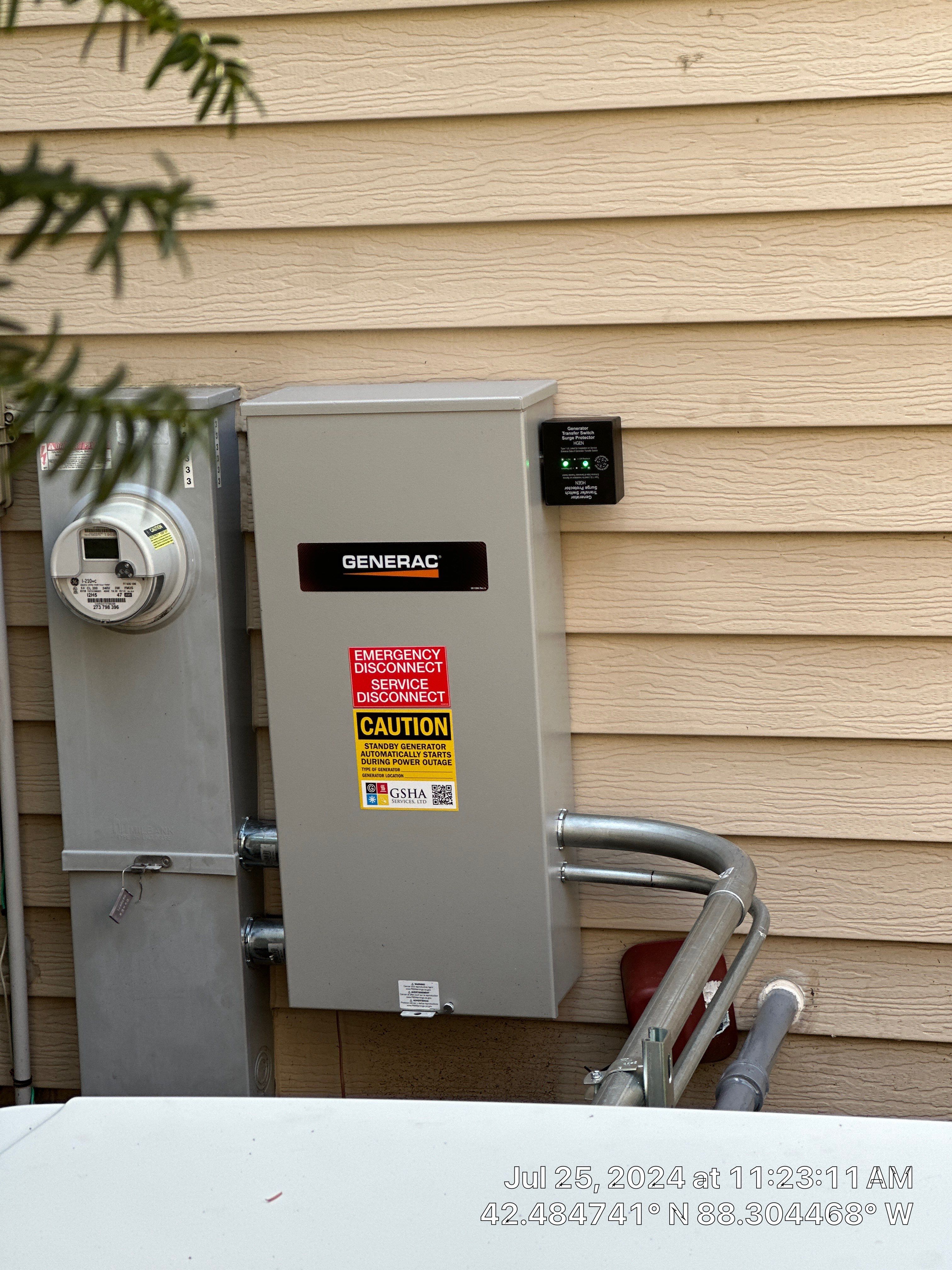 Generac Generator Installation by GSHA Services LTD