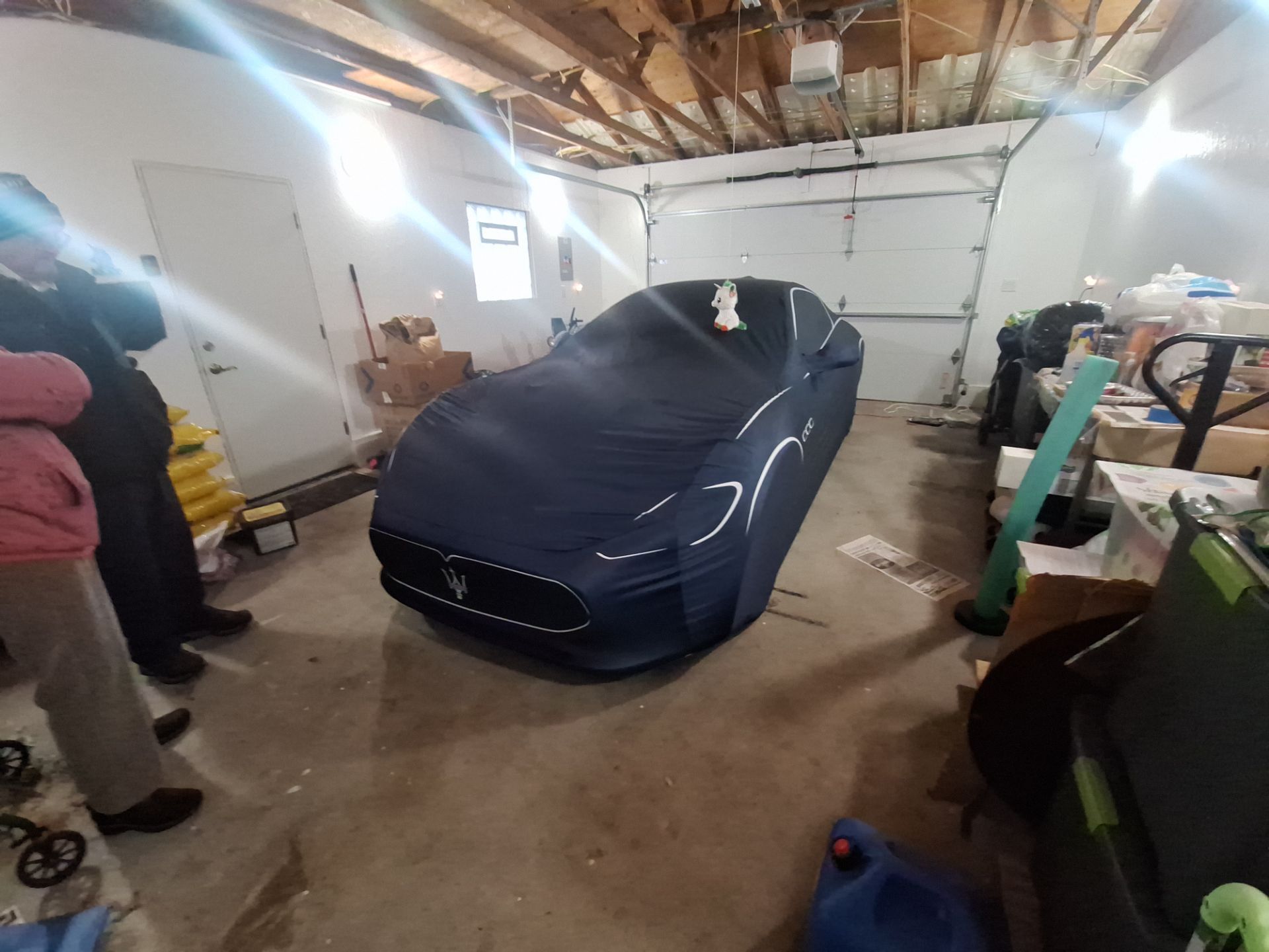 Custom Epoxy Flake Garage Floor Installation in Muskegon by Gordon Painting
