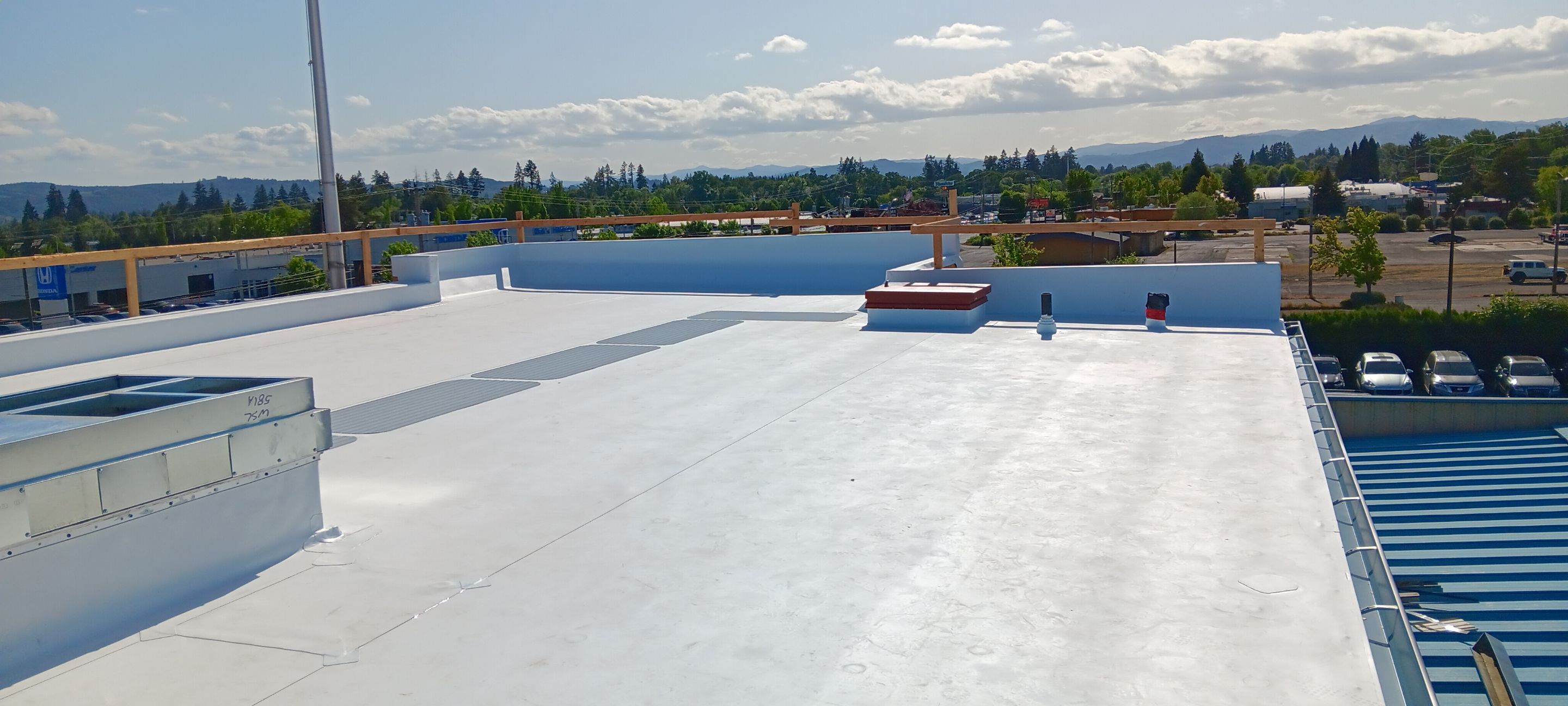 Commercial Roofing Replacement using TPO by Vitan Construction LLC 