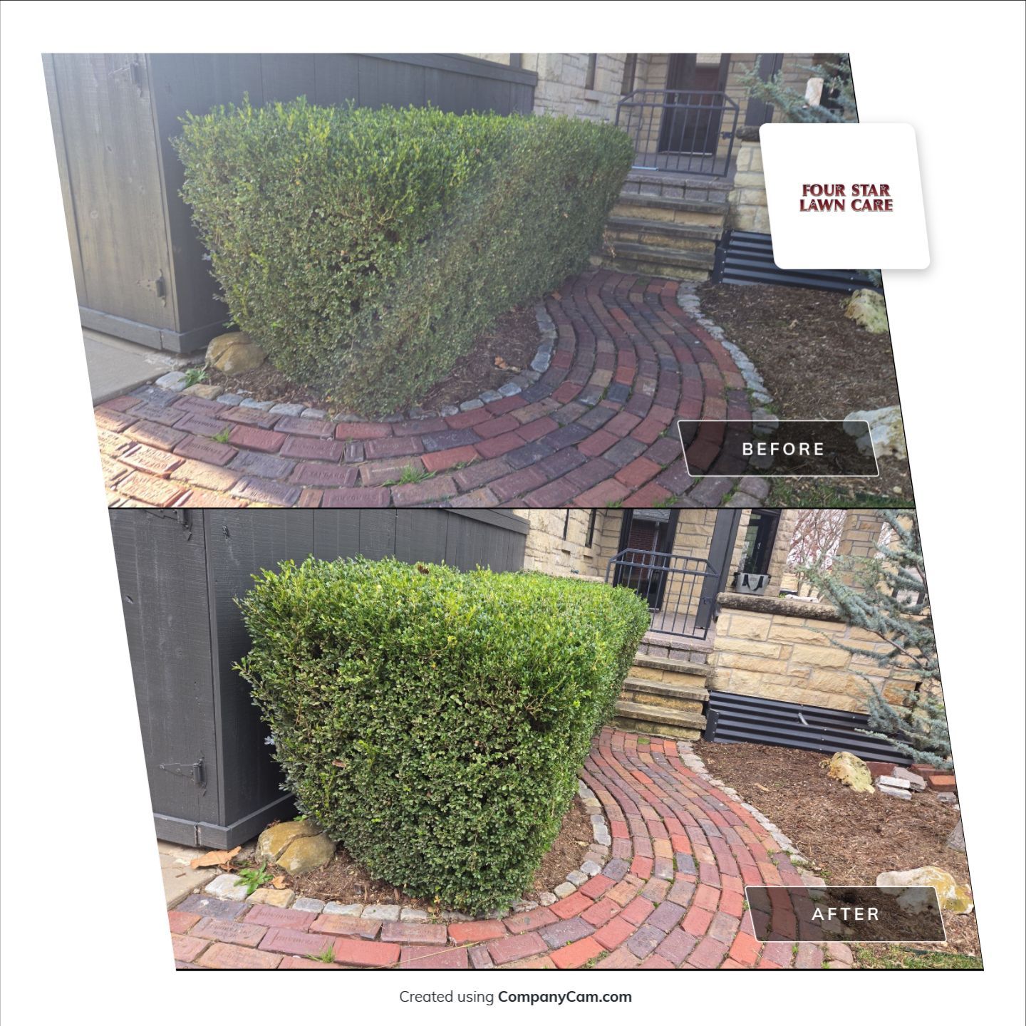 Project in Wichita by Four Star Lawn Care