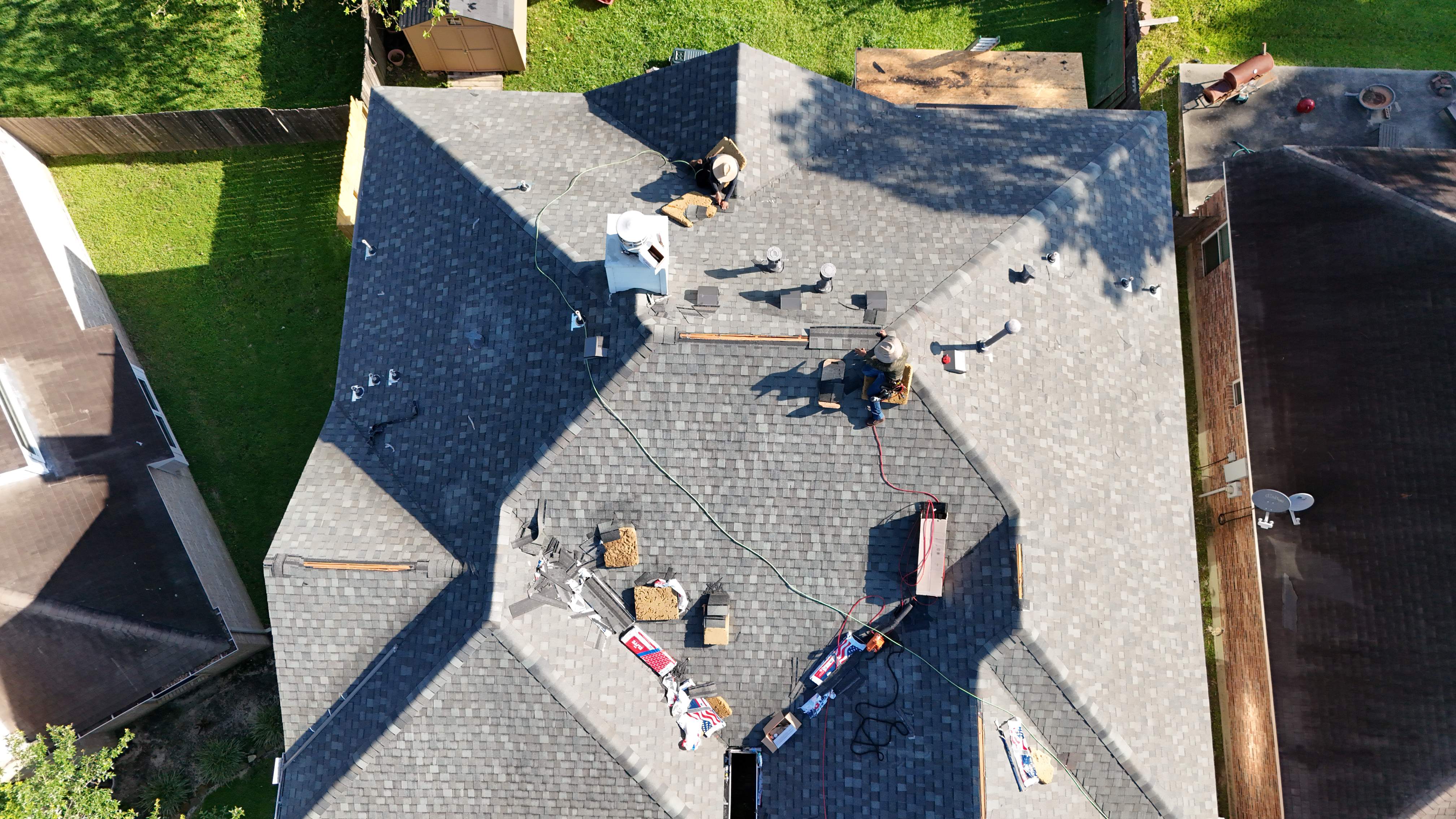 Complete Hip-Roof Replacement — Spring, TX by PL Roofing & SB Roofing, LLC.
